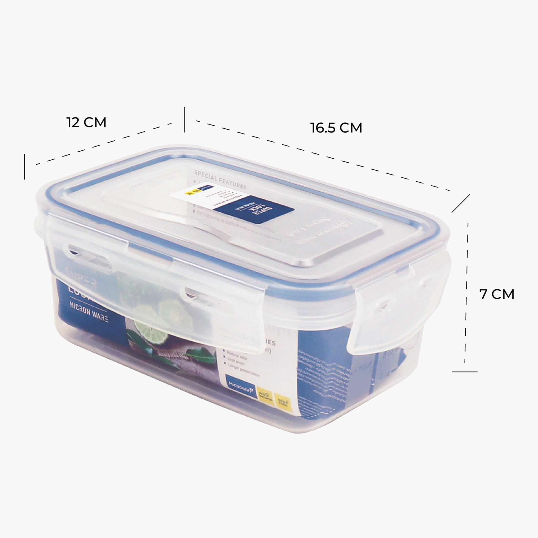Micronware Superlock Rectangle Storage - 1 L-hbxhomeware-hbxkitchen-image-7