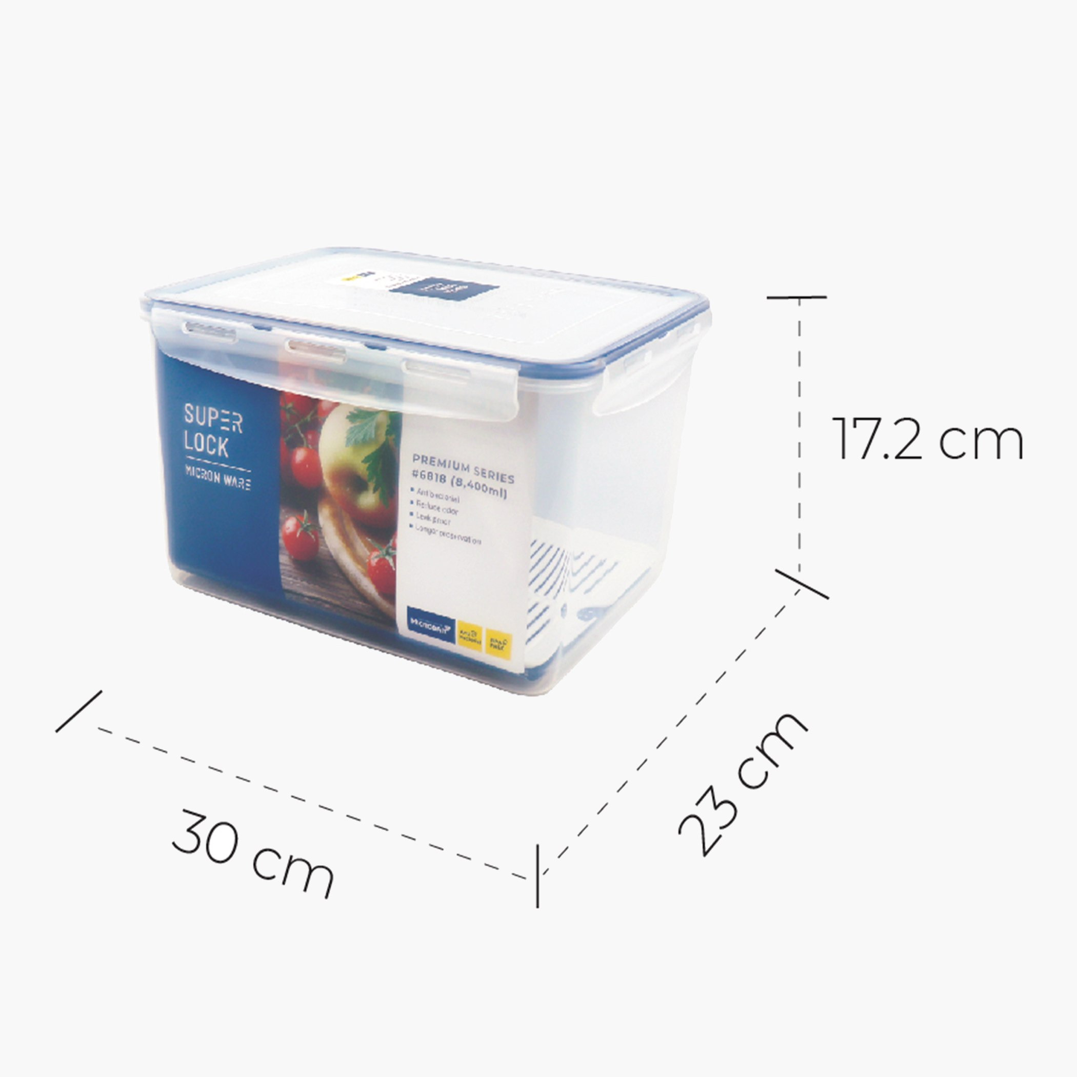 Micronware Superlock Rectangle Storage - 8.4 L-hbxhomeware-hbxkitchen-image-9
