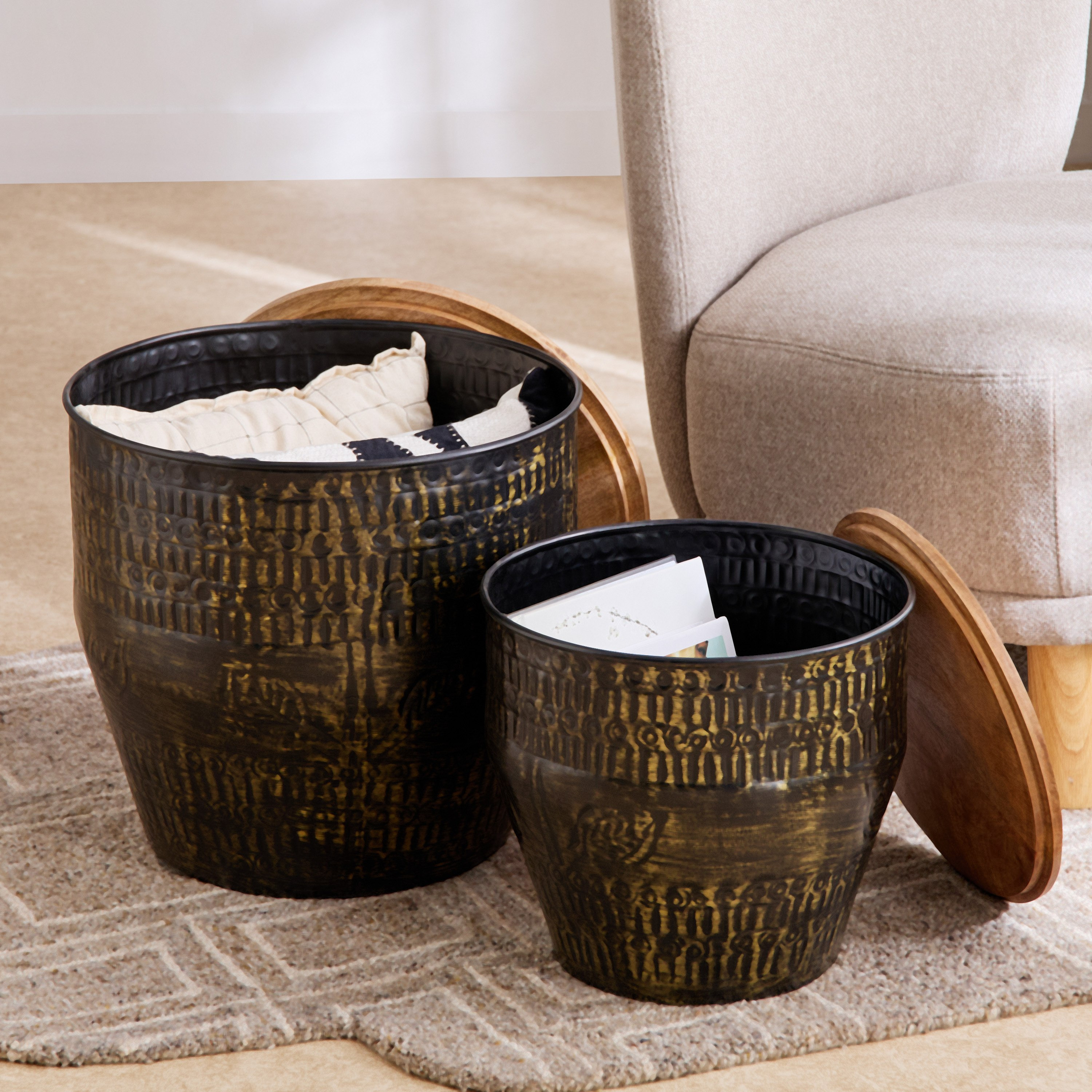 طقم طاولة من قطعتين - ألما من فيندرا-hbxfurniture-livingroom-endtables-image-2