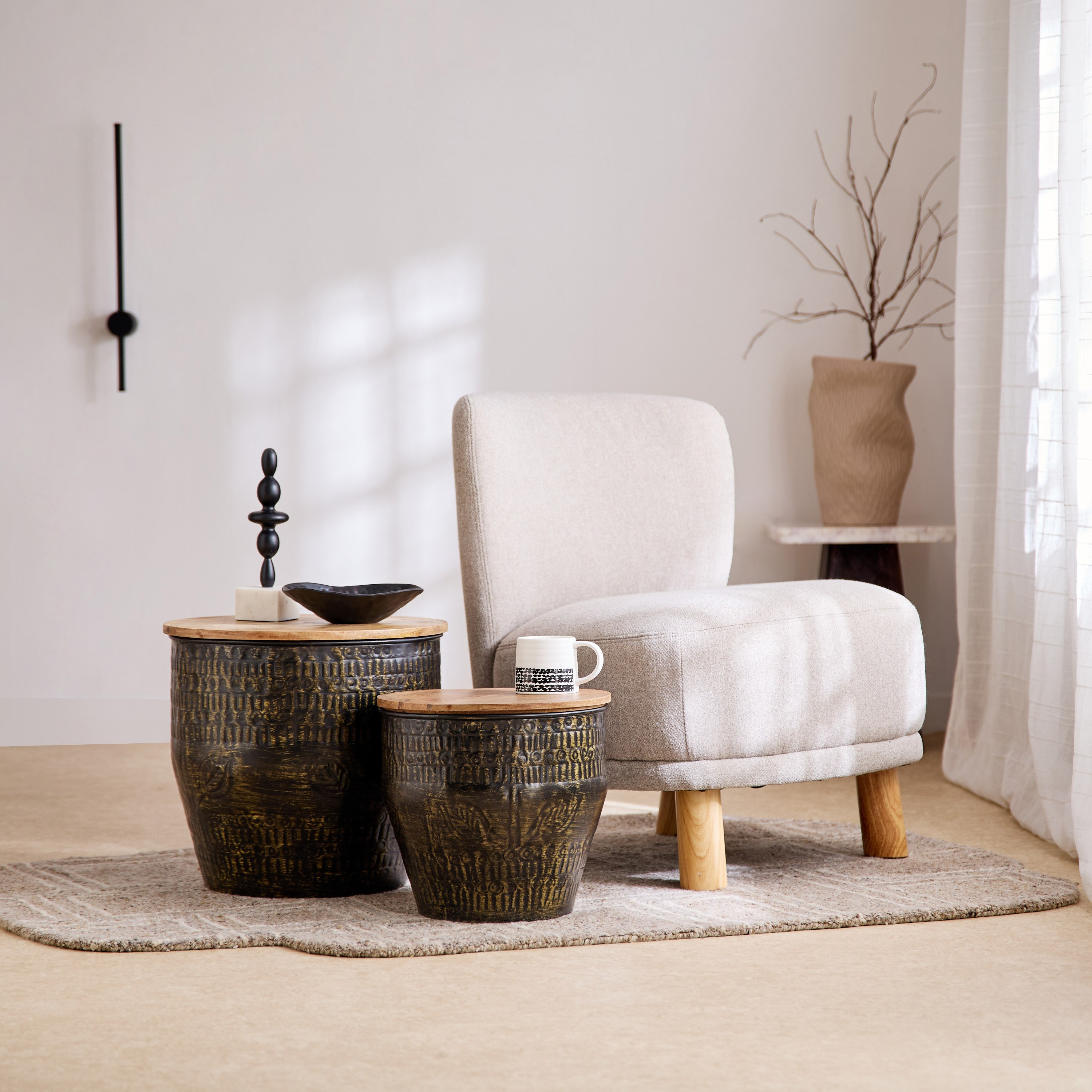 طقم طاولة من قطعتين - ألما من فيندرا-hbxfurniture-livingroom-endtables-image-6