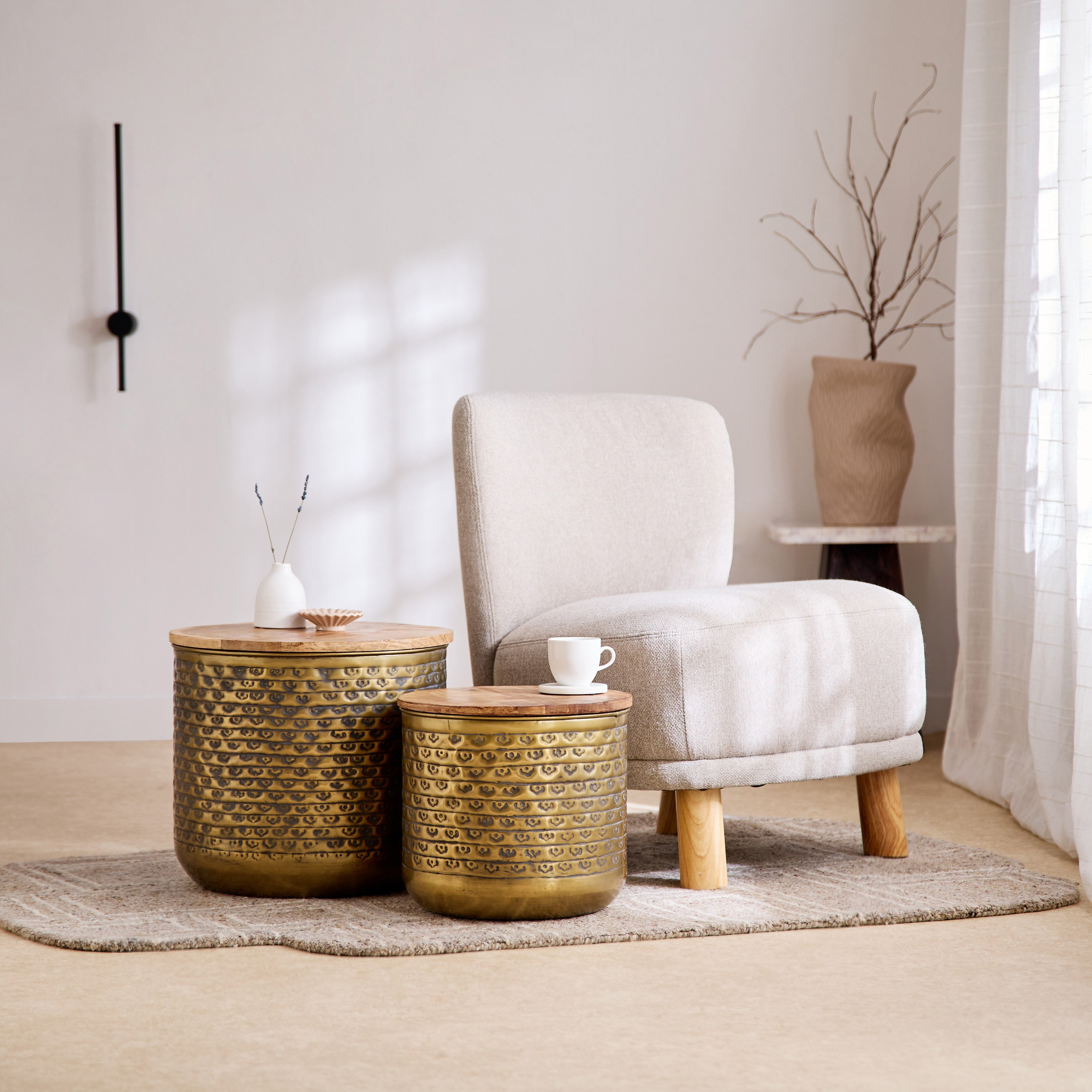 طقم طاولة من قطعتين - تمارا من فيندرا-hbxfurniture-livingroom-endtables-image-6