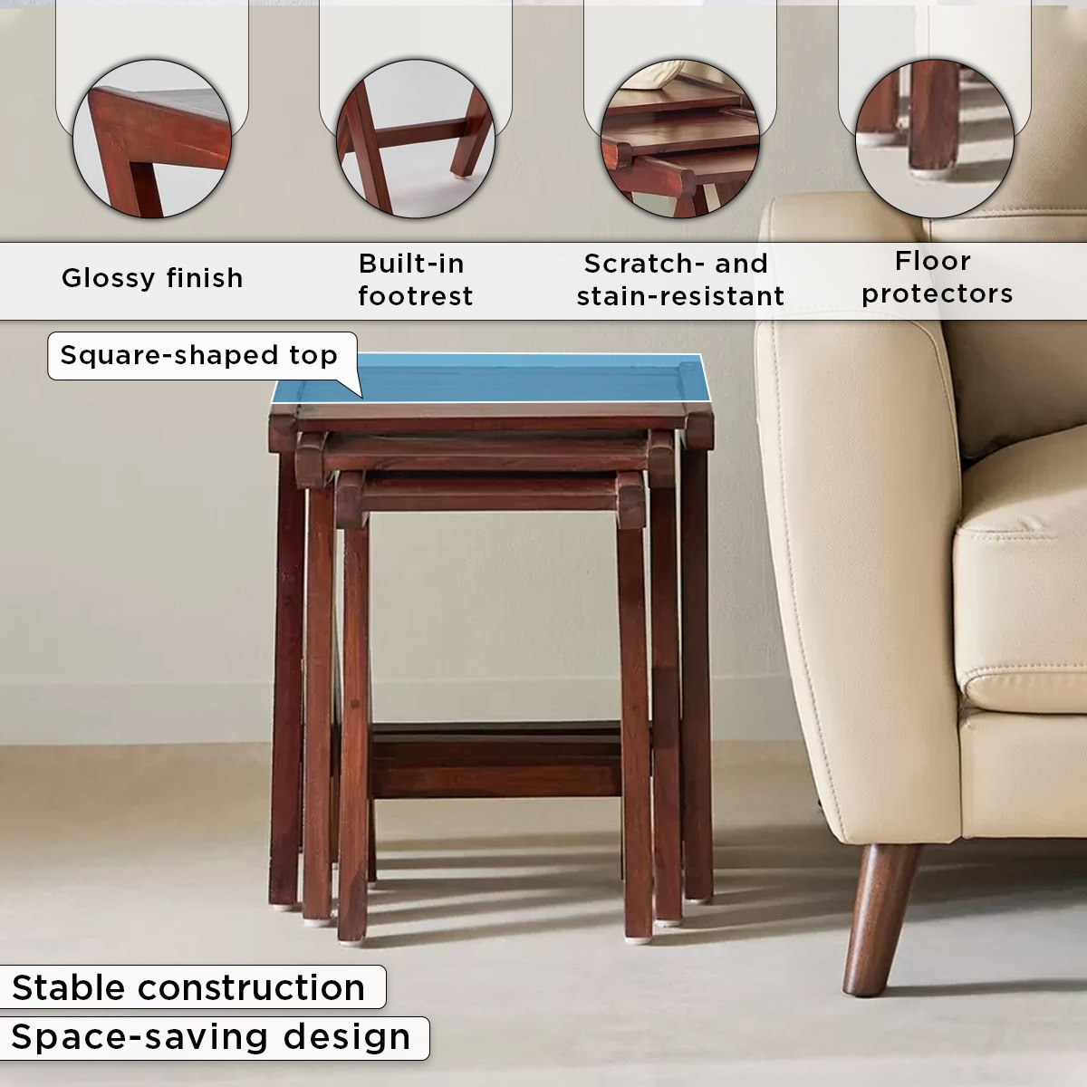 Vendra Levi 3-Piece Solid Wood Top Nesting Table Set-hbxfurniture-livingroom-nestingtables-image-5