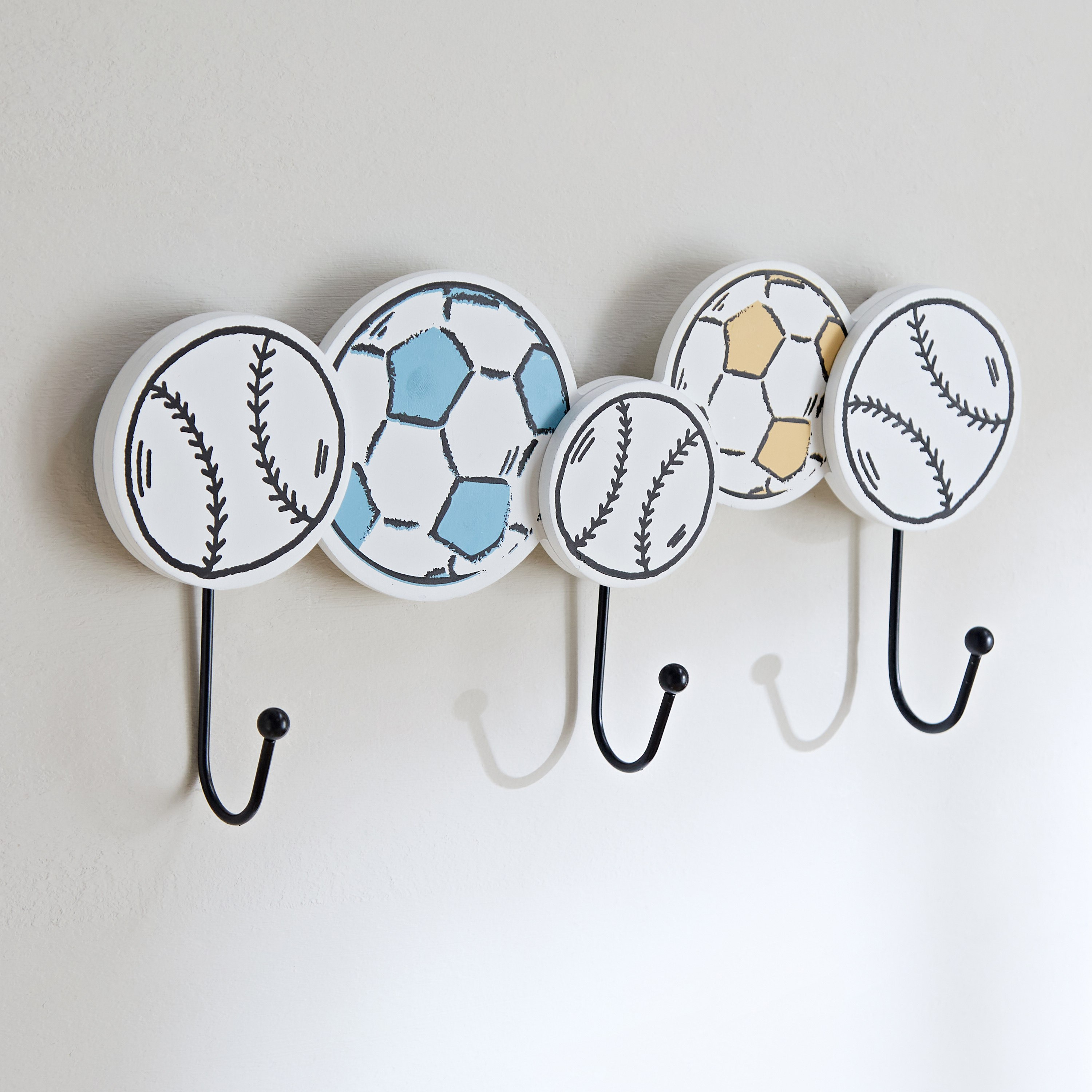 علّاقة بتصميم كرات ألعاب من أركيد - 34x10x1.2 سم-hbxdiningroom-decorandaccessories-hooks-image-1