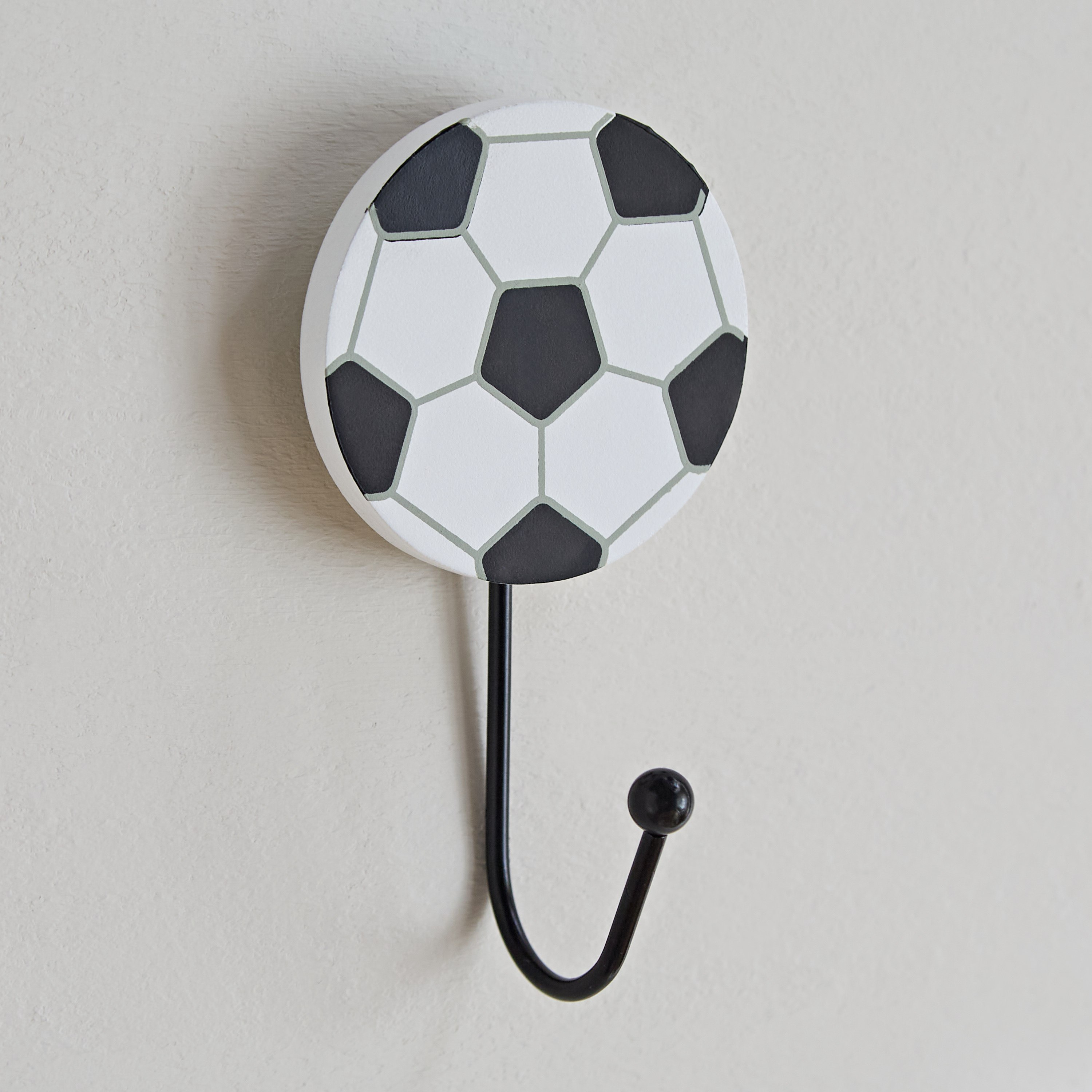 علّاقة ملابس فردية بشكل كرة قدم من أركيد - 7x12x5 سم-hbxdiningroom-decorandaccessories-hooks-image-1
