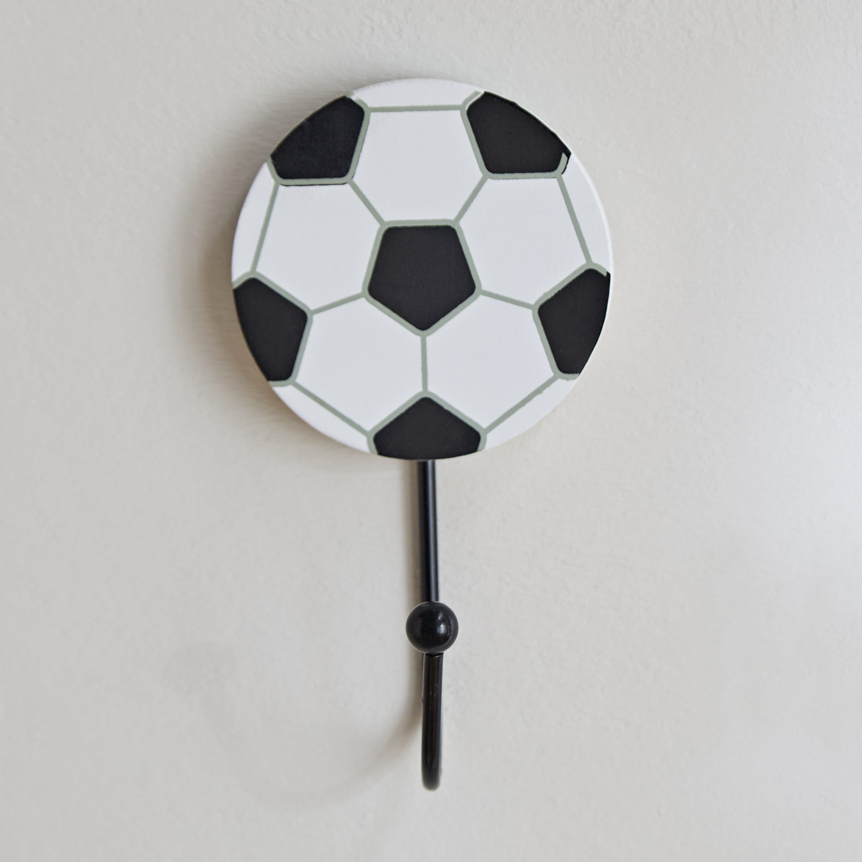 علّاقة ملابس فردية بشكل كرة قدم من أركيد - 7x12x5 سم-hbxdiningroom-decorandaccessories-hooks-image-2
