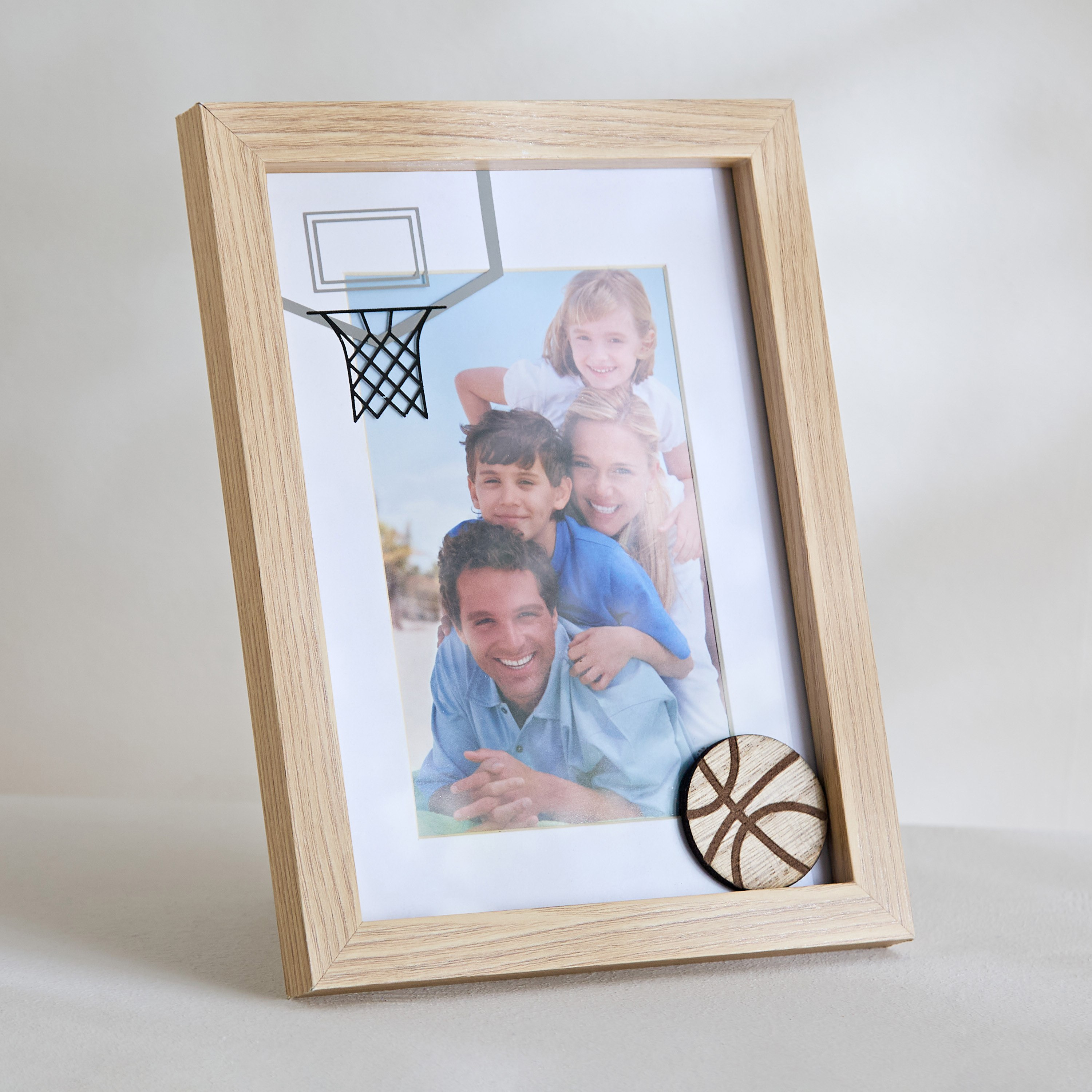 إطار صور بتصميم كرة سلة من أركيد - 25x15x2.5 سم-hbxbedroom-decorandaccessories-photoframes-image-1