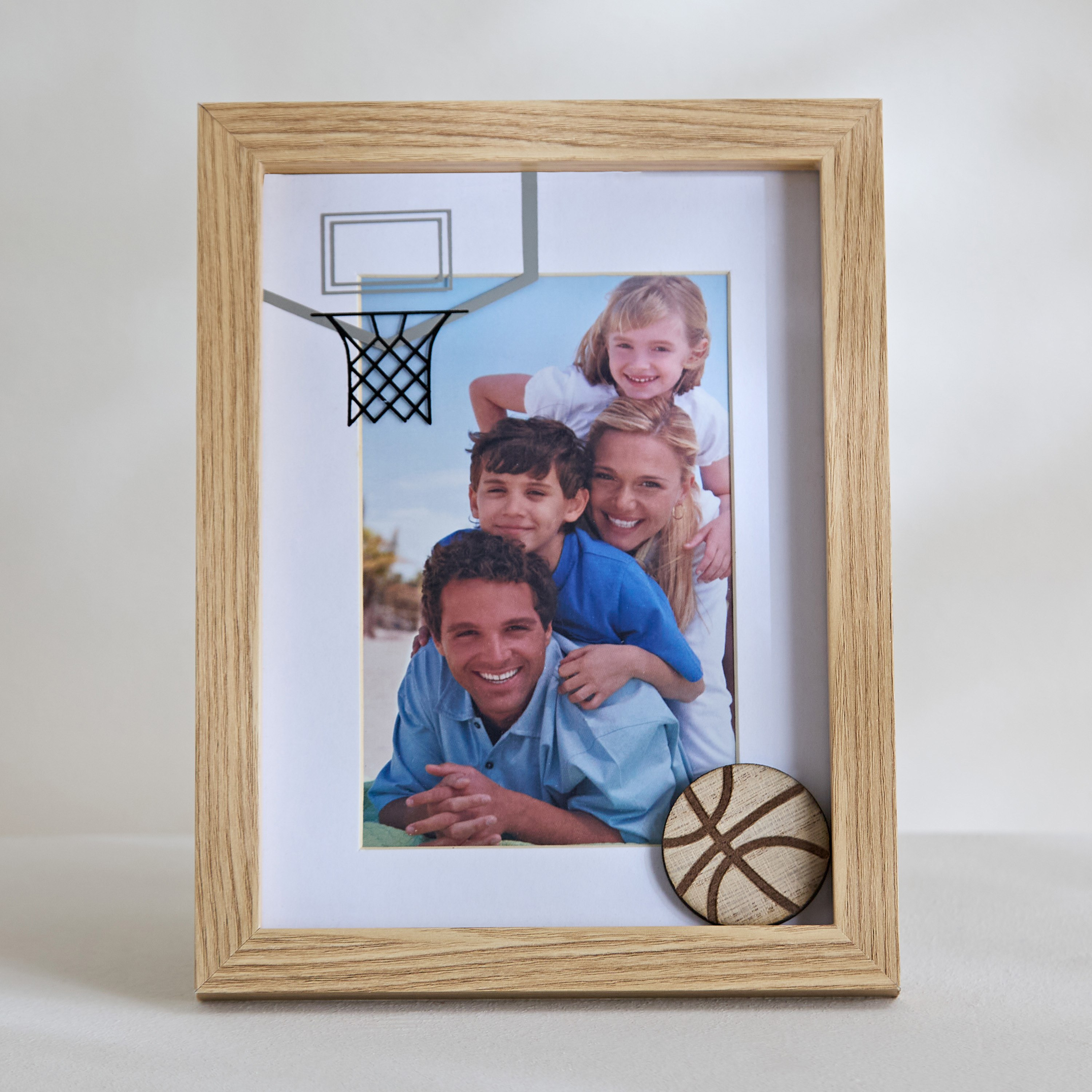 إطار صور بتصميم كرة سلة من أركيد - 25x15x2.5 سم-hbxbedroom-decorandaccessories-photoframes-image-2