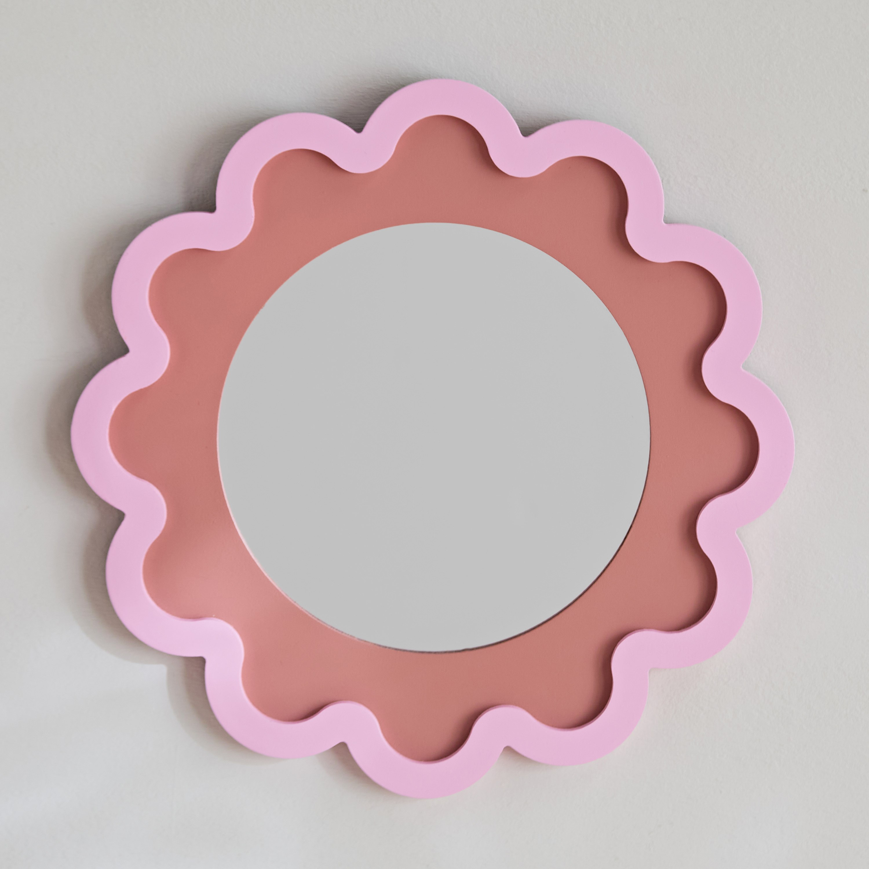 مرآة بتصميم أزهار من فلاترباي - 30x30 سم-hbxkidsandyouth-walldecor-mirrors-image-2