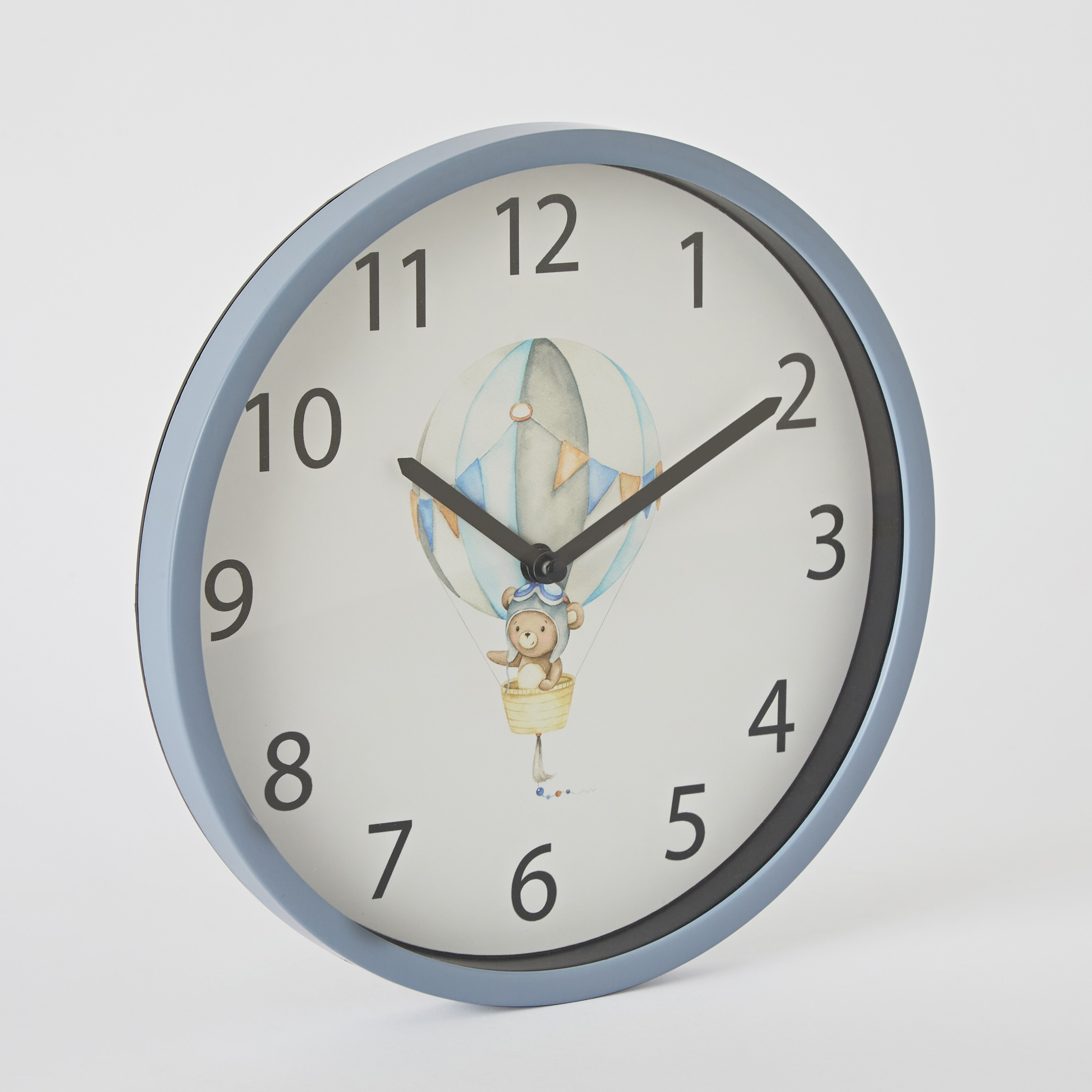 Playland Hot Air Balloon Wall Clock - 22.5x22.5x3.6 cm-hbxdecorandfurnishings-homeaccessories-clocks-image-5
