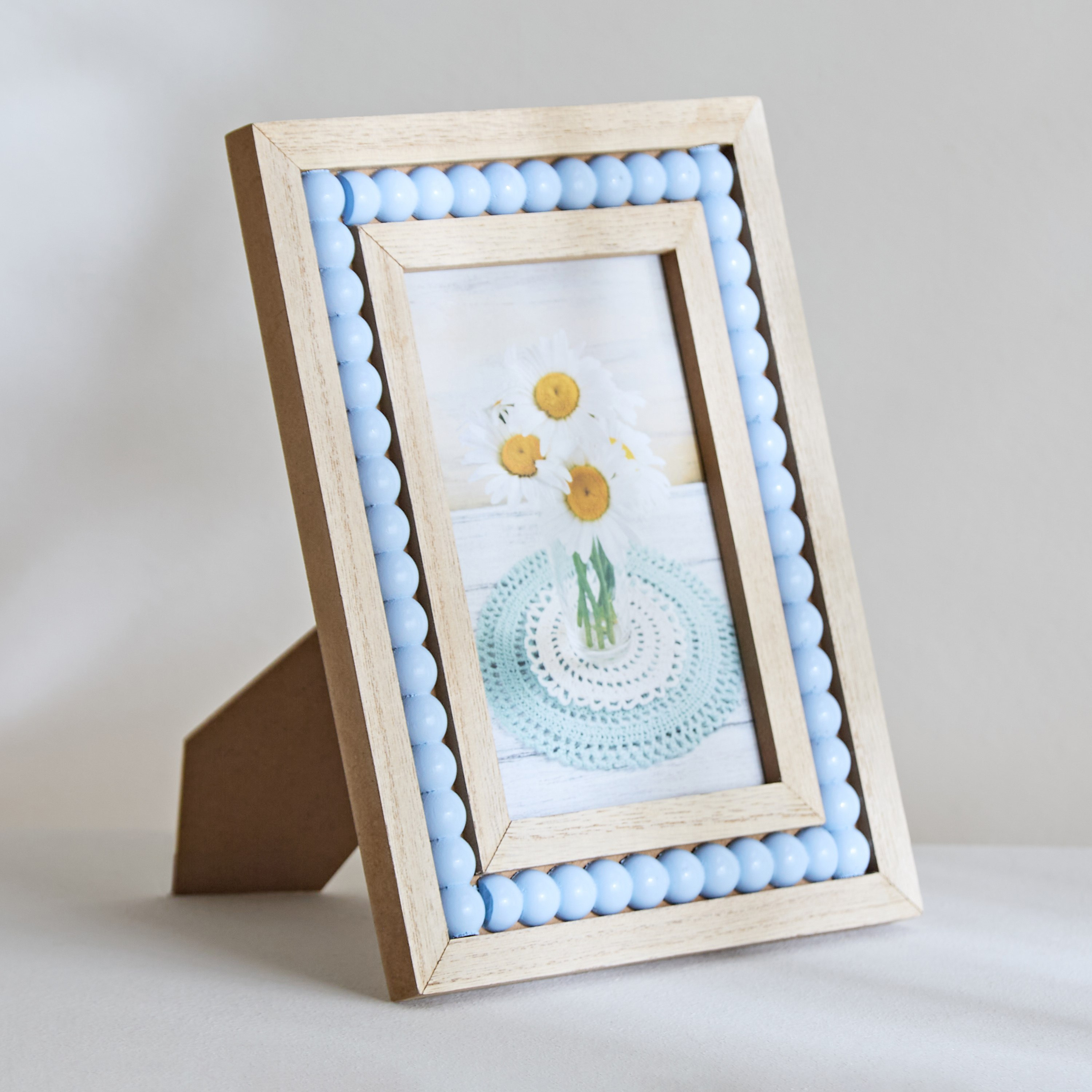 برواز صور منقط من خشب إم دي إف من بلاي لاند - 17x22x1.2 سم-hbxbedroom-decorandaccessories-photoframes-image-1