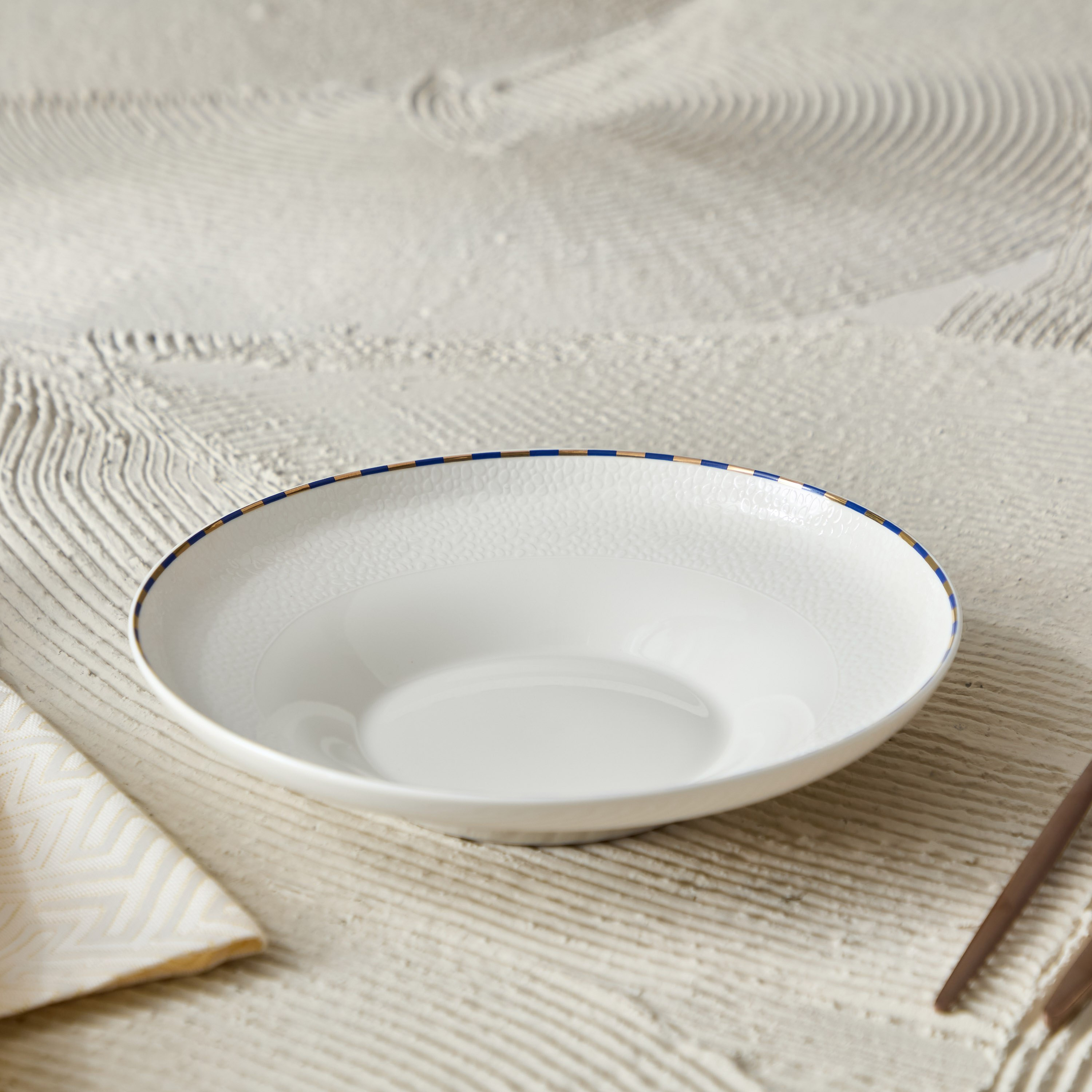 صحن شوربة من أزور - 21 سم-hbxdecorandfurnishings-tabletop-crockery-image-1