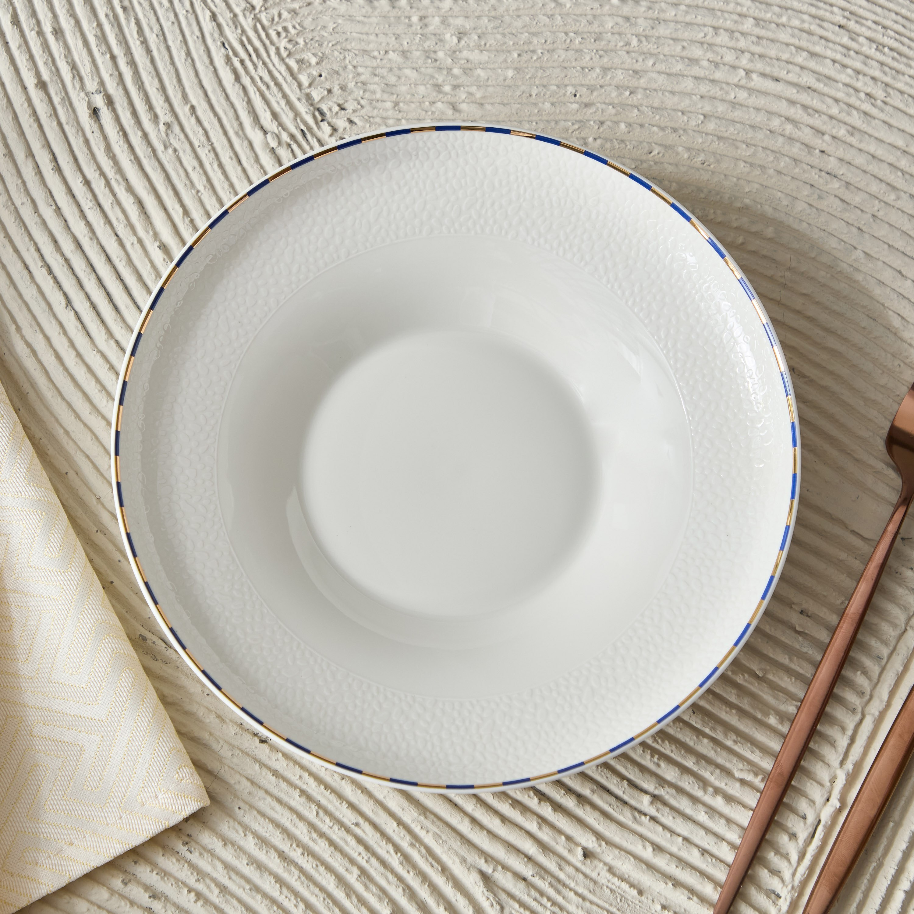 صحن شوربة من أزور - 21 سم-hbxdecorandfurnishings-tabletop-crockery-image-2