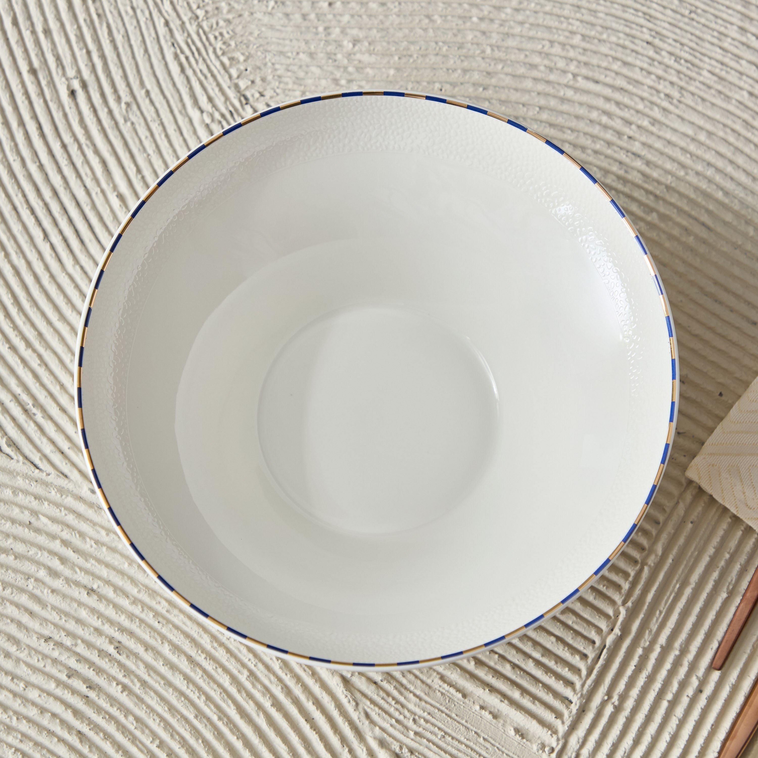 وعاء سلطة من أزور - 23 سم-hbxdecorandfurnishings-tabletop-crockery-image-2