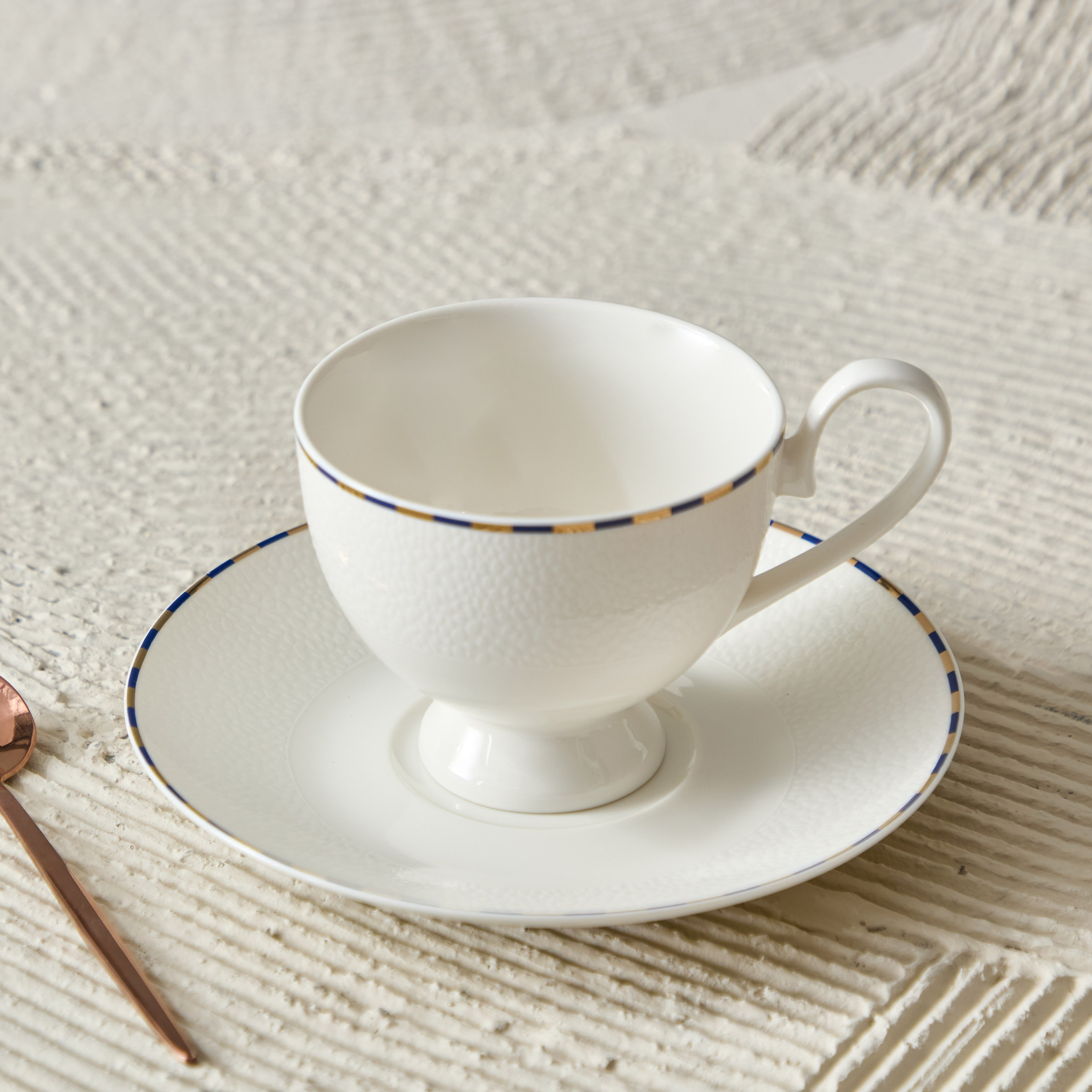 فنجان شاي وصحن من أزور - 200 مل-hbxhomeware-hbxkitchen-image-1