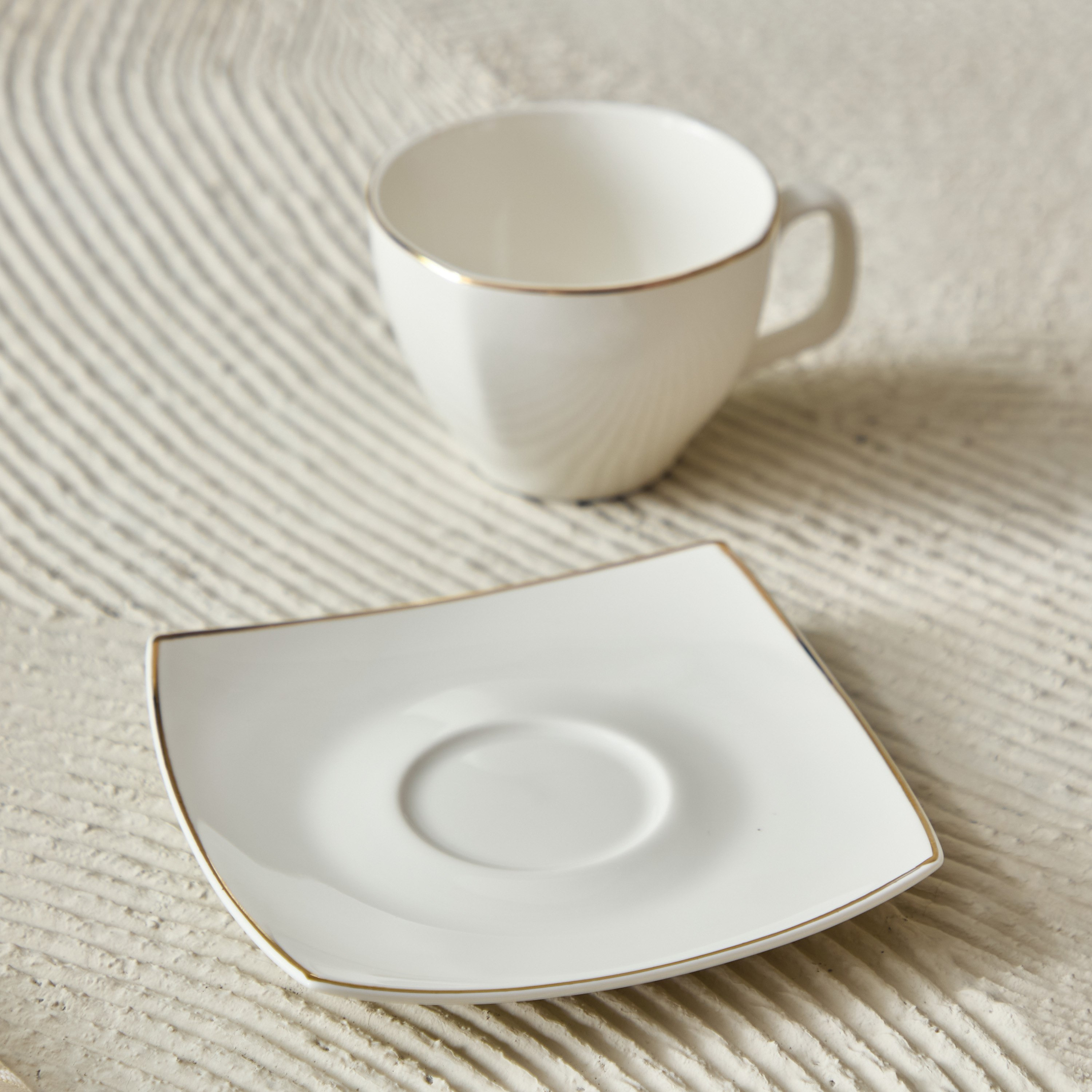 Peace New Bone China Line Espresso Cup and Saucer - 90 ml-hbxhomeware-hbxkitchen-image-2