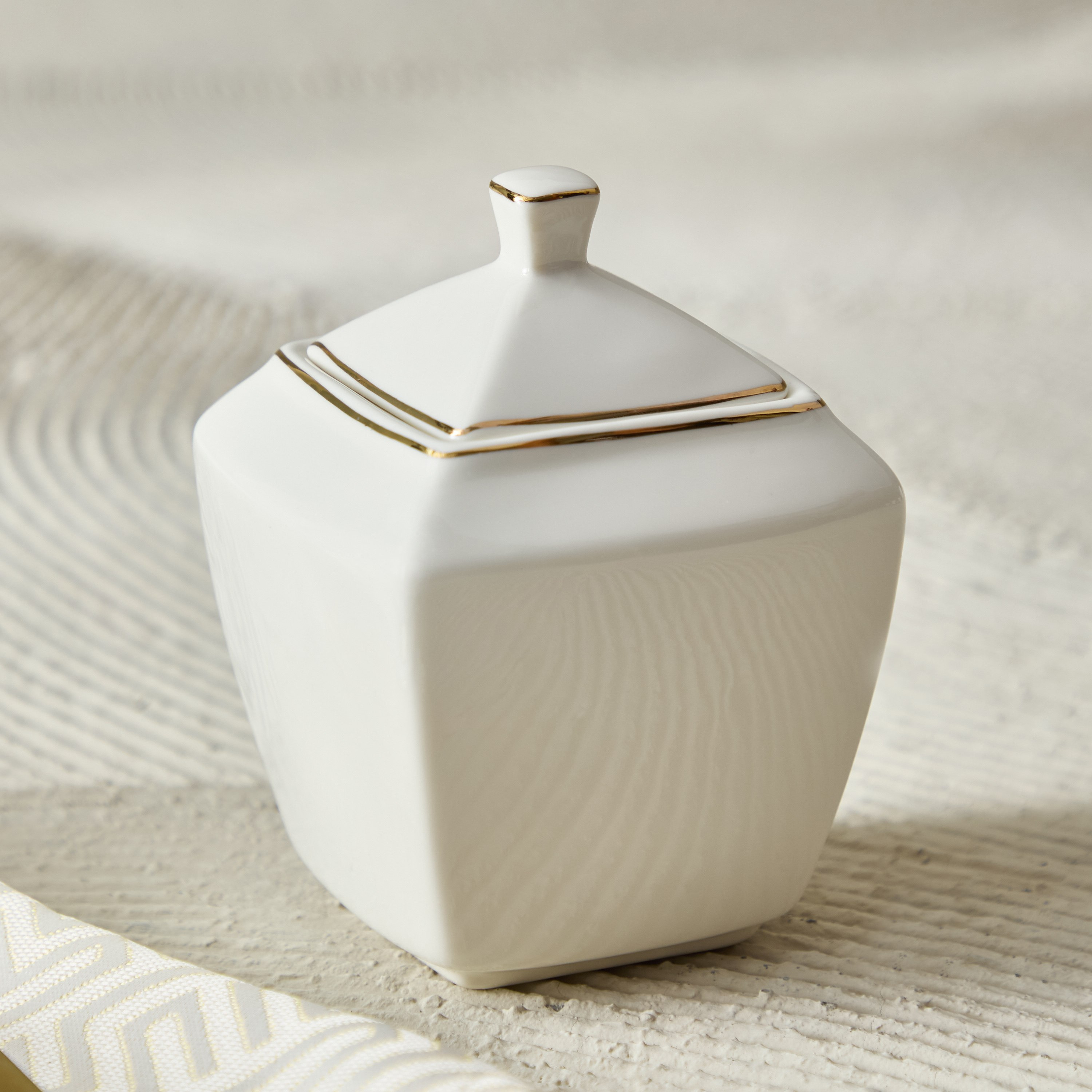 Peace New Bone China Line Sugar Pot - 360 ml-hbxhomeware-hbxkitchen-image-1