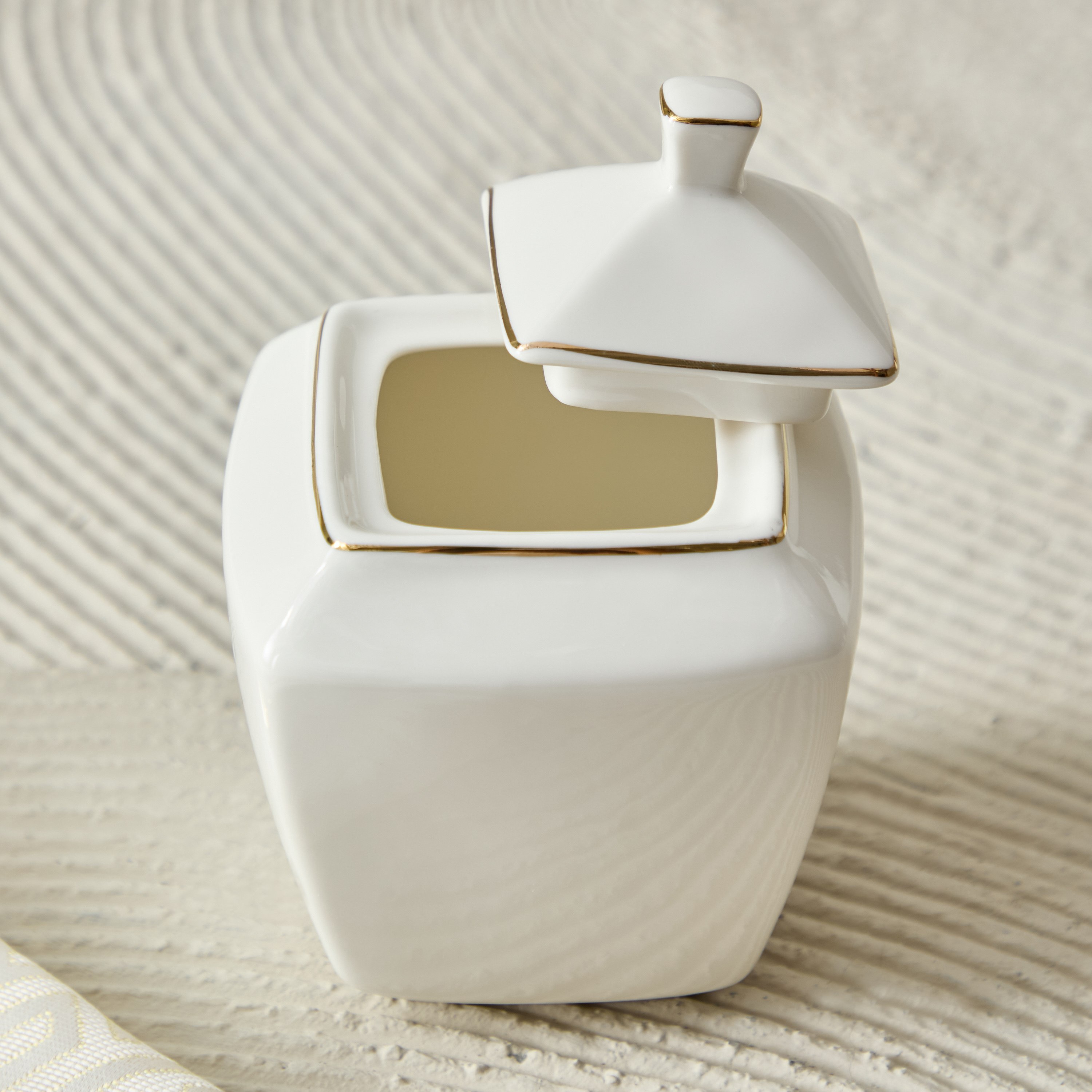 Peace New Bone China Line Sugar Pot - 360 ml-hbxhomeware-hbxkitchen-image-2