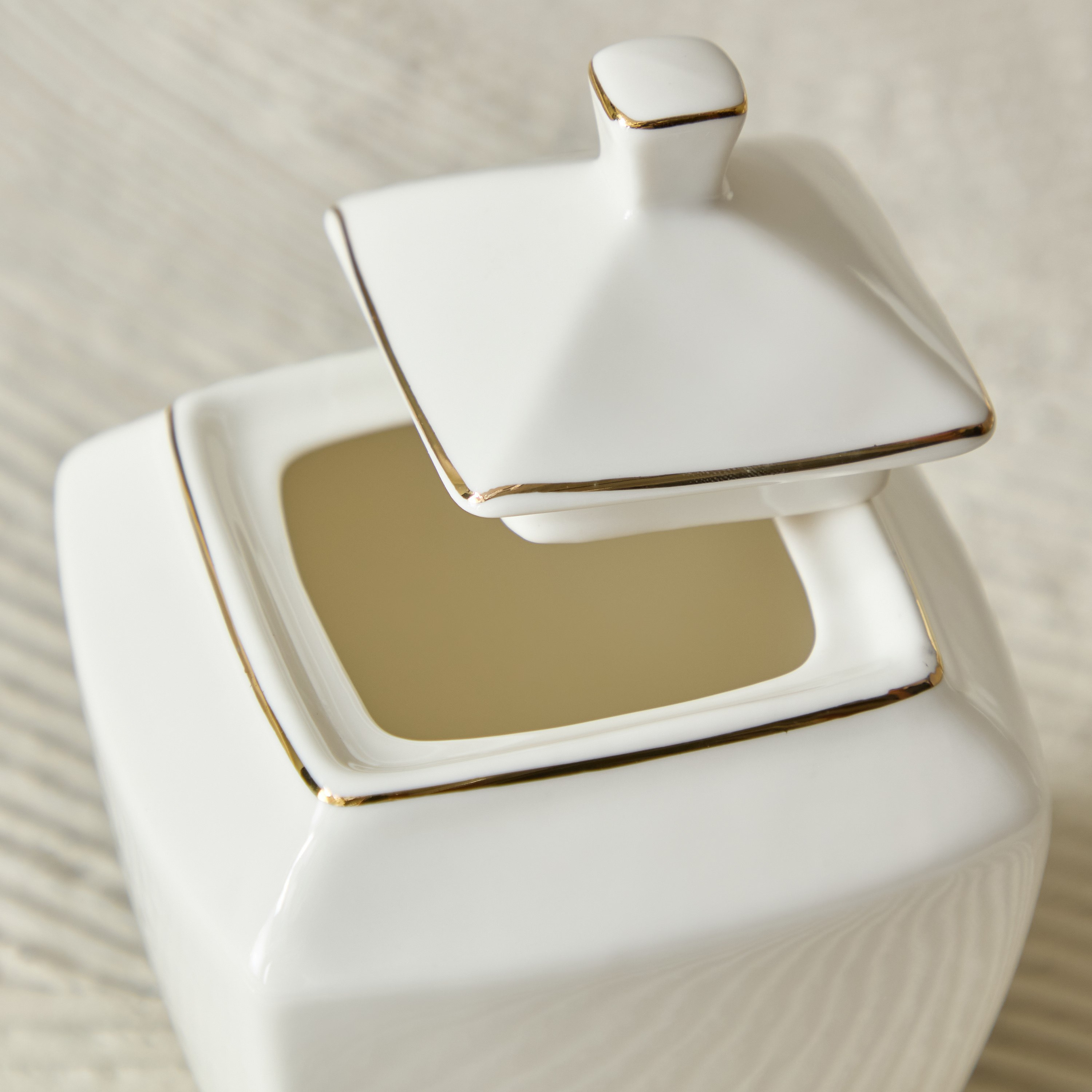 Peace New Bone China Line Sugar Pot - 360 ml-hbxhomeware-hbxkitchen-image-3