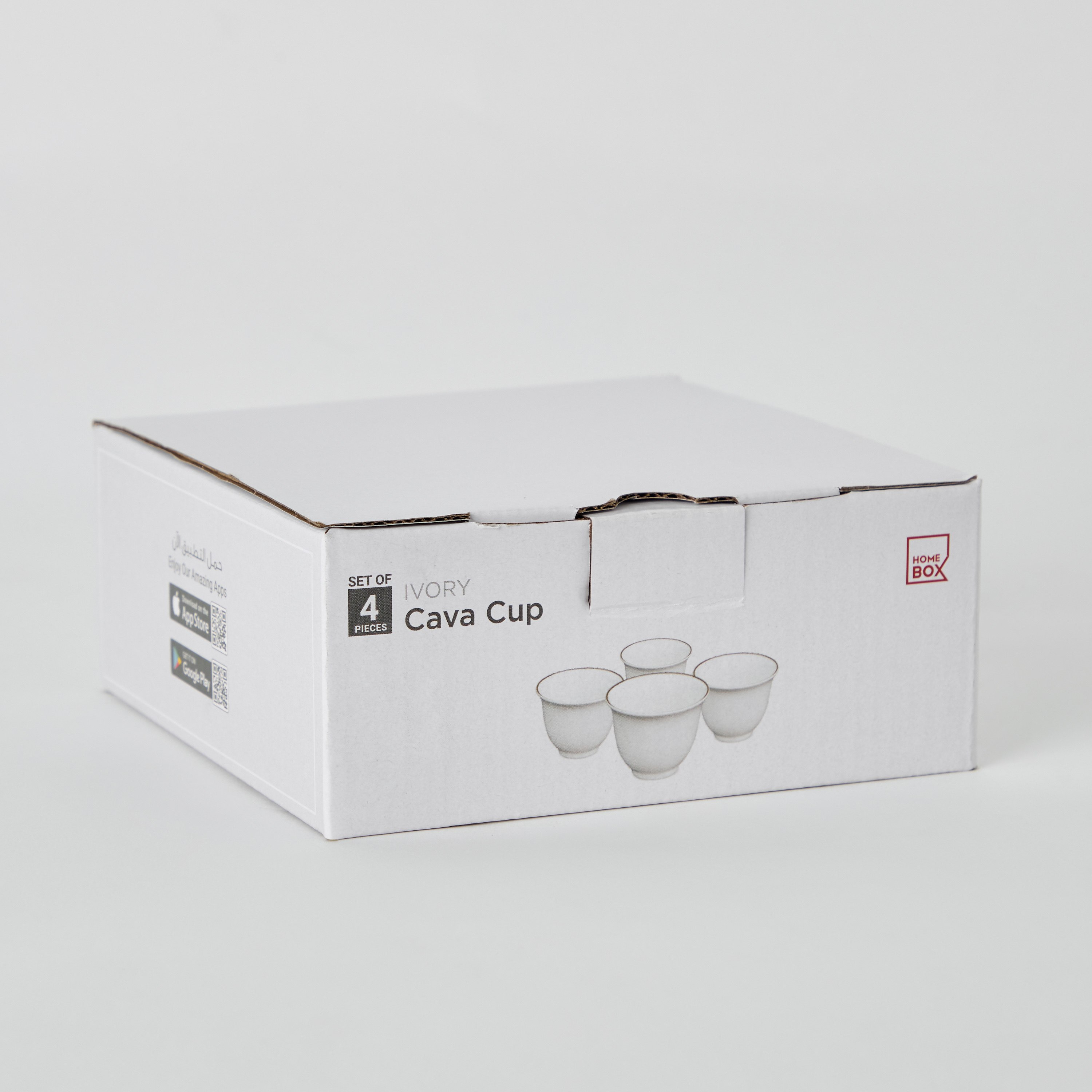 Ivory New Bone China 4-Piece Rim Cawa Cup Set - 60ml-hbxhomeware-hbxkitchen-image-5