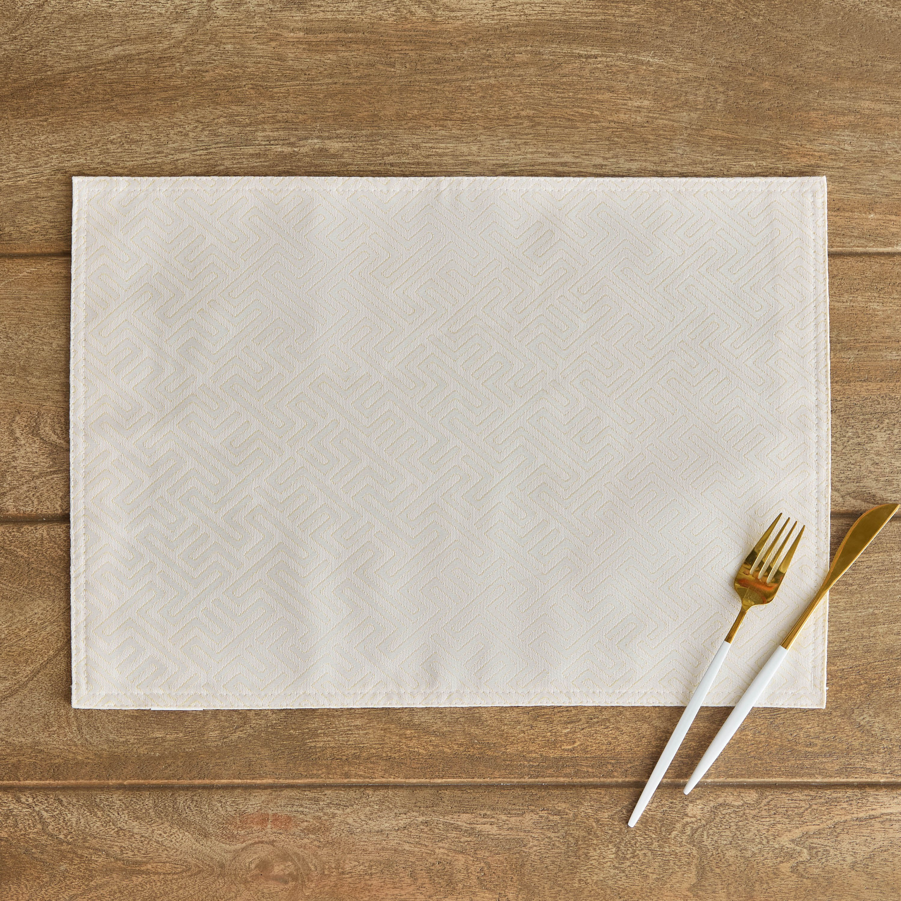 طقم لبادة صحون جاكارد قطعتين يستخدم على الوجهين من هاربر أليم- 33x48 سم-hbxdecorandfurnishings-homefurnishings-tablelinens-image-1