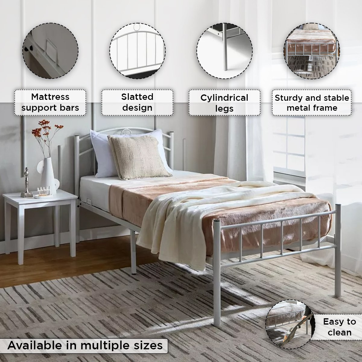 سرير فردي معدن -كورنيل فروست من موڤو  - 90x200 سم-hbxfurniture-bedsandbedsets-beds-single-image-6