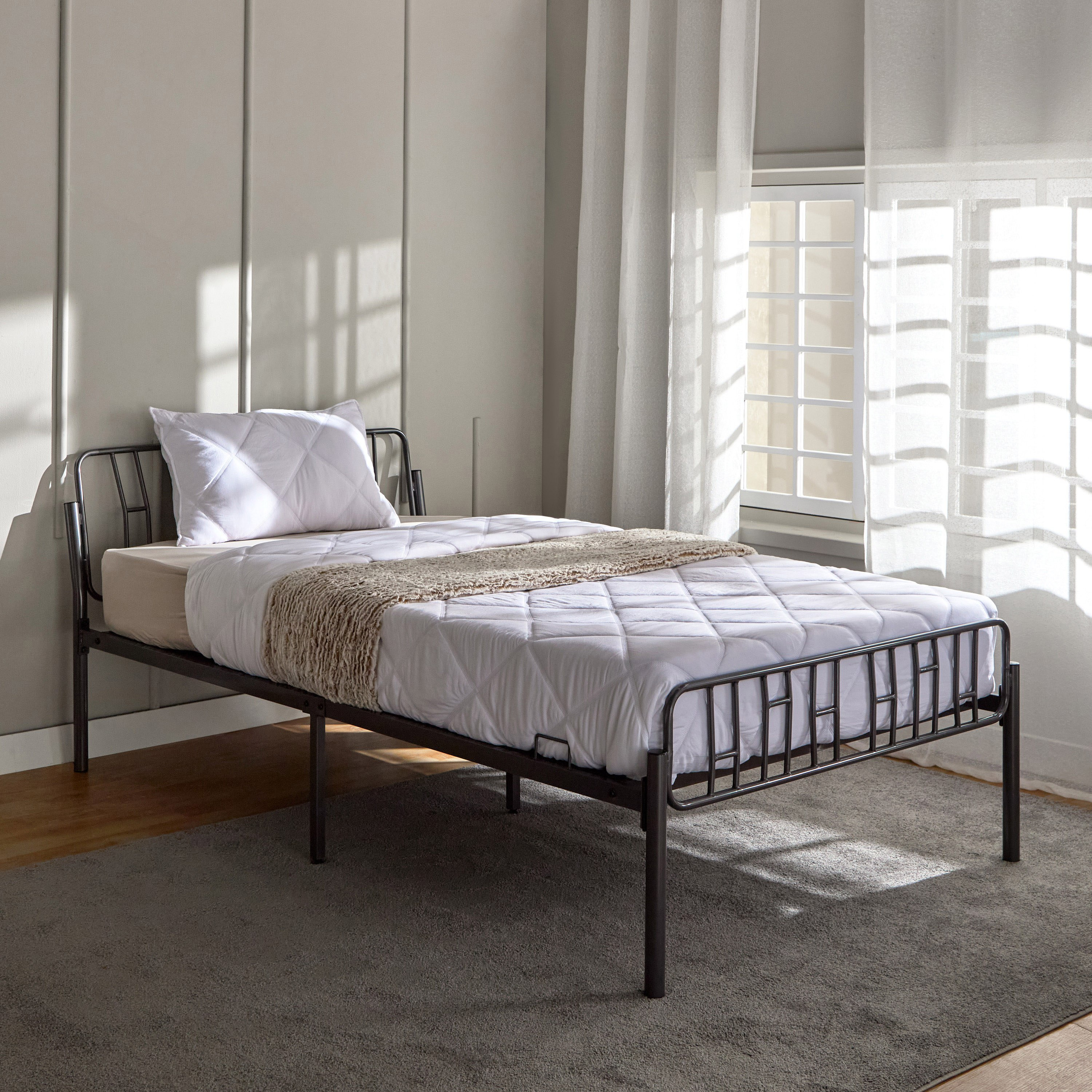 سرير توين معدني - دارسي جونو من موڤو - 120x200 سم-hbxbedroom-bedsandbedsets-beds-twin-image-1