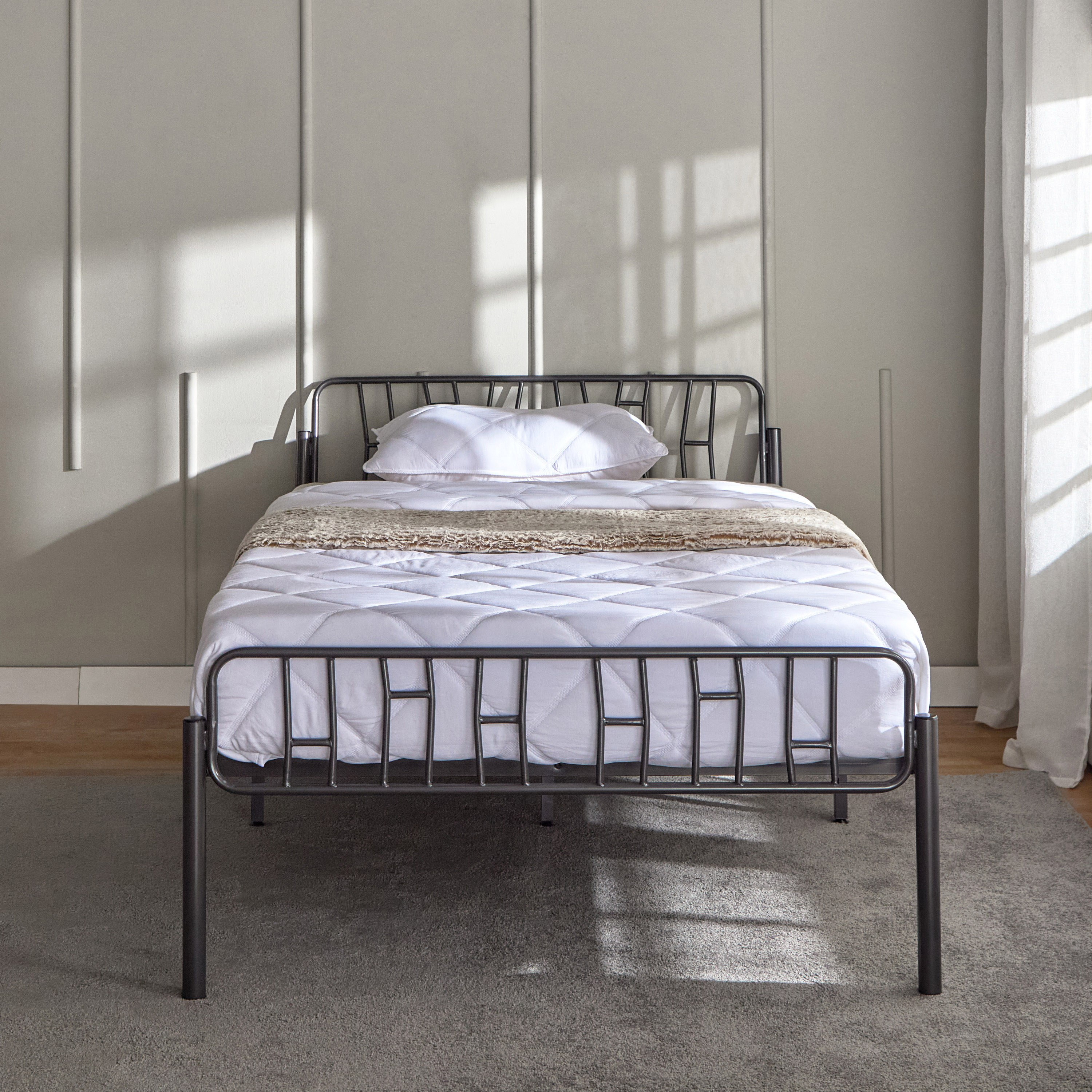 سرير توين معدني - دارسي جونو من موڤو - 120x200 سم-hbxbedroom-bedsandbedsets-beds-twin-image-2