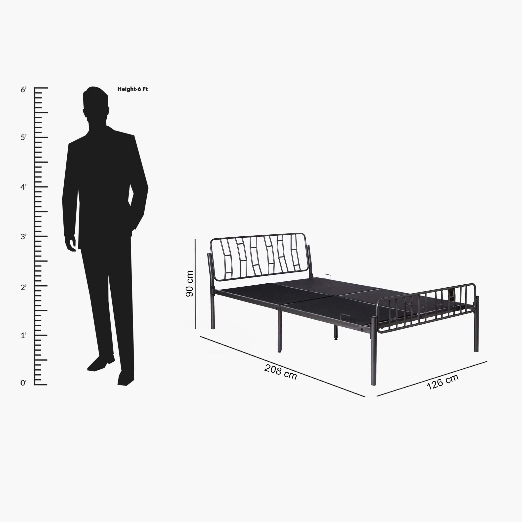 سرير توين معدني - دارسي جونو من موڤو - 120x200 سم-hbxbedroom-bedsandbedsets-beds-twin-image-14