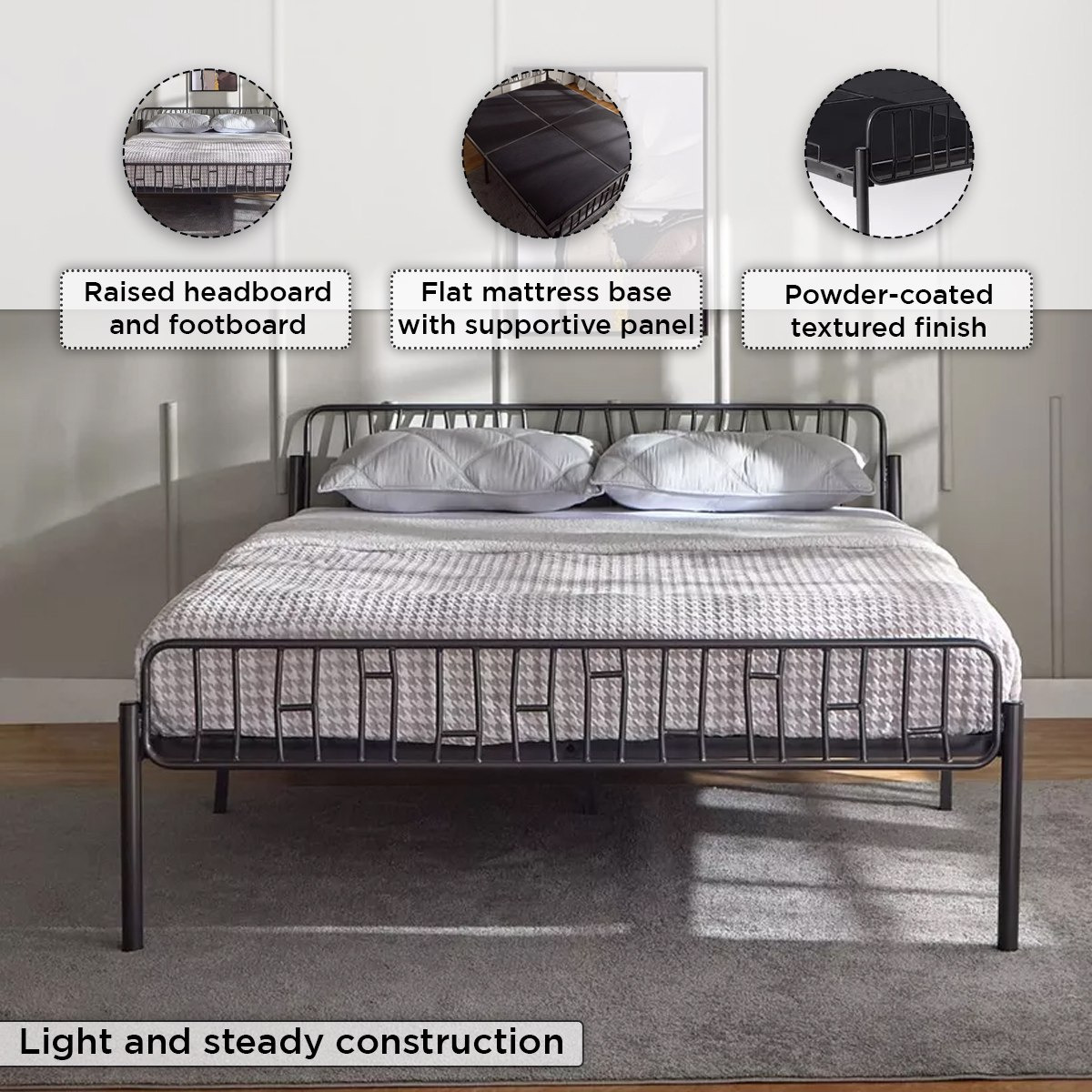 سرير كوين معدني - دارسي جونو من موڤو- 160x200 سم-hbxbedroom-bedsandbedsets-beds-queen-image-5