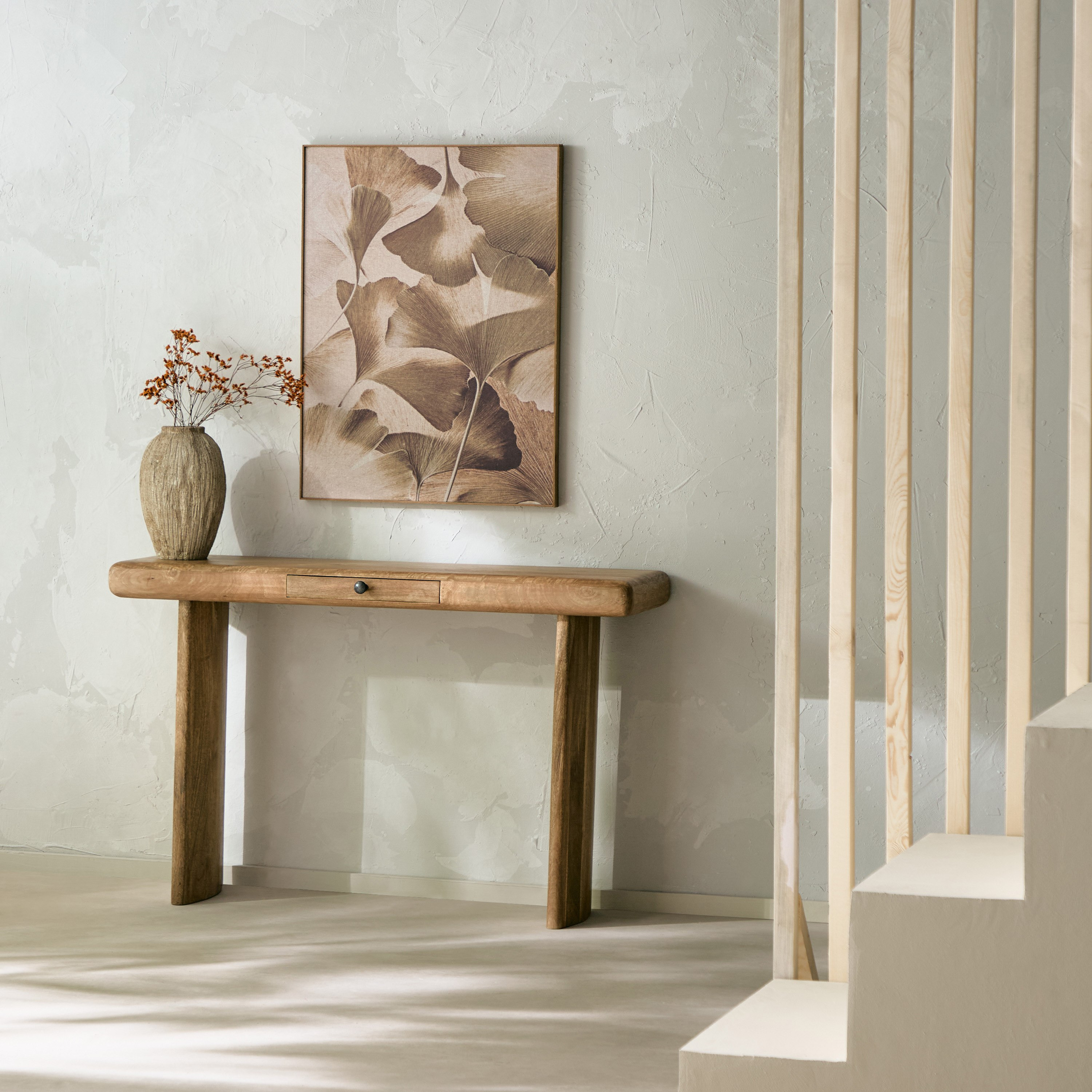 لوحة كانفاس مؤطرة بأوراق شجر من فولجا - 60x80 سم-hbxhomeware-hbxdecorandfurnishings-image-5