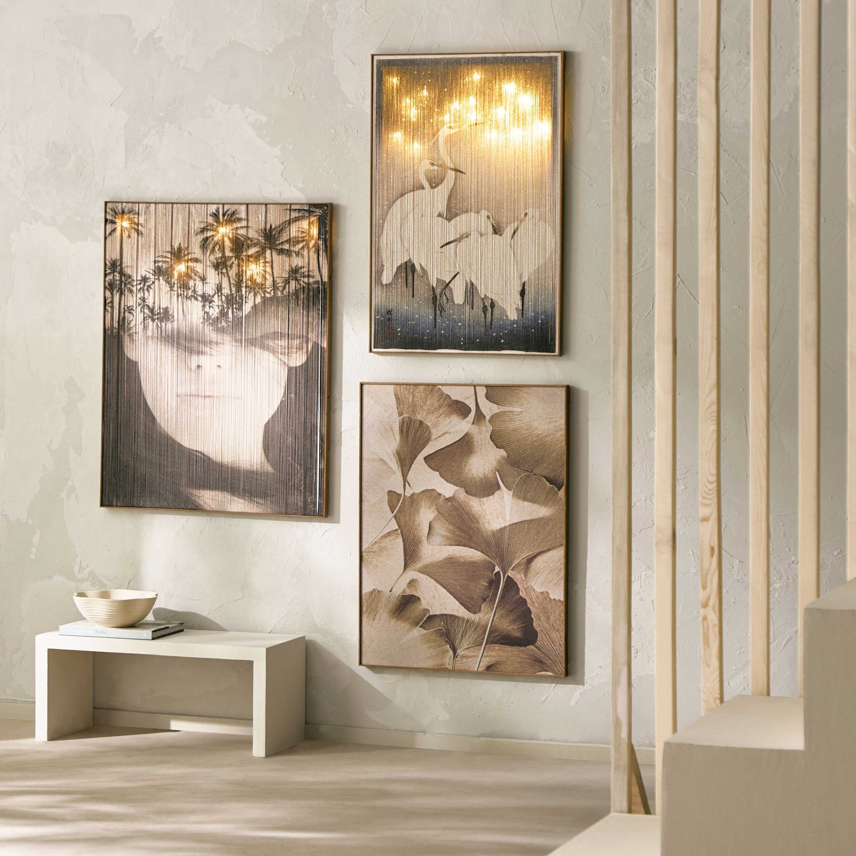 لوحة كانفاس مؤطرة بأوراق شجر من فولجا - 60x80 سم-hbxhomeware-hbxdecorandfurnishings-image-6