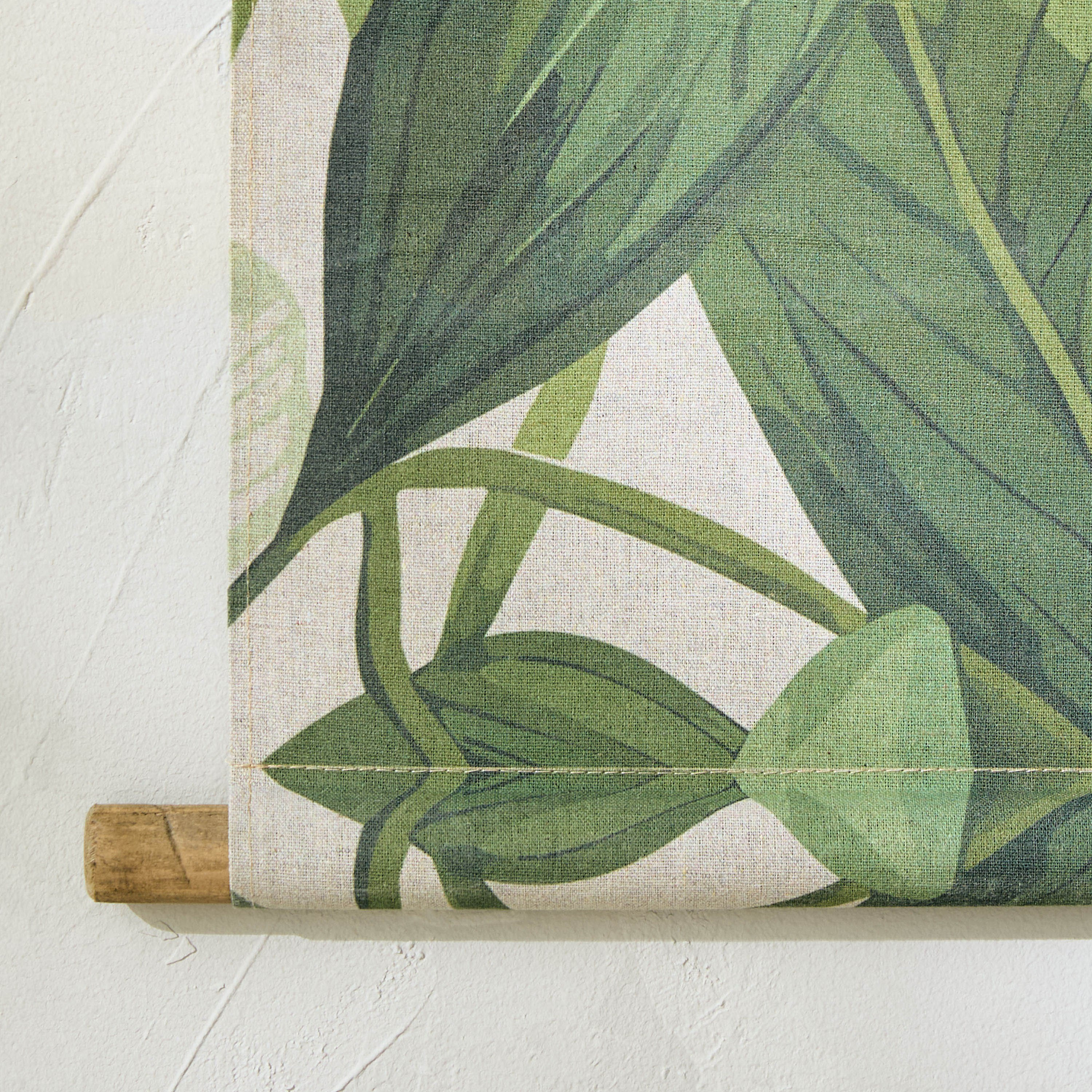 Volga Peacock Linen Fir Wood Tapestry - 125x145x25 cm-hbxhomeware-hbxdecorandfurnishings-image-3