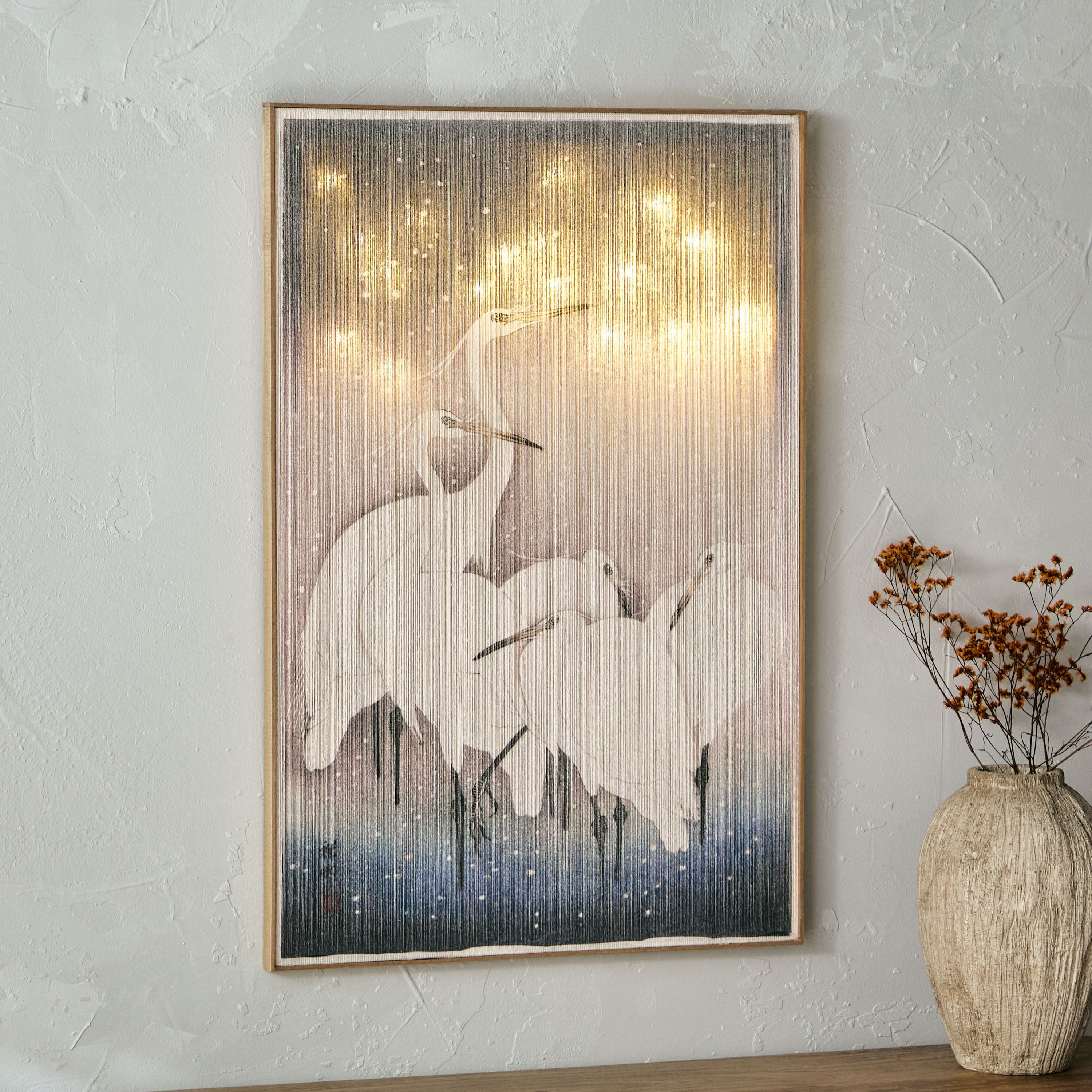 لوحة هيرونز بالخيوط بإضاءة ليد وبرواز من فولجا - 55.5x84 سم-PROMO_HB_AE_B1G1_250925-image-1