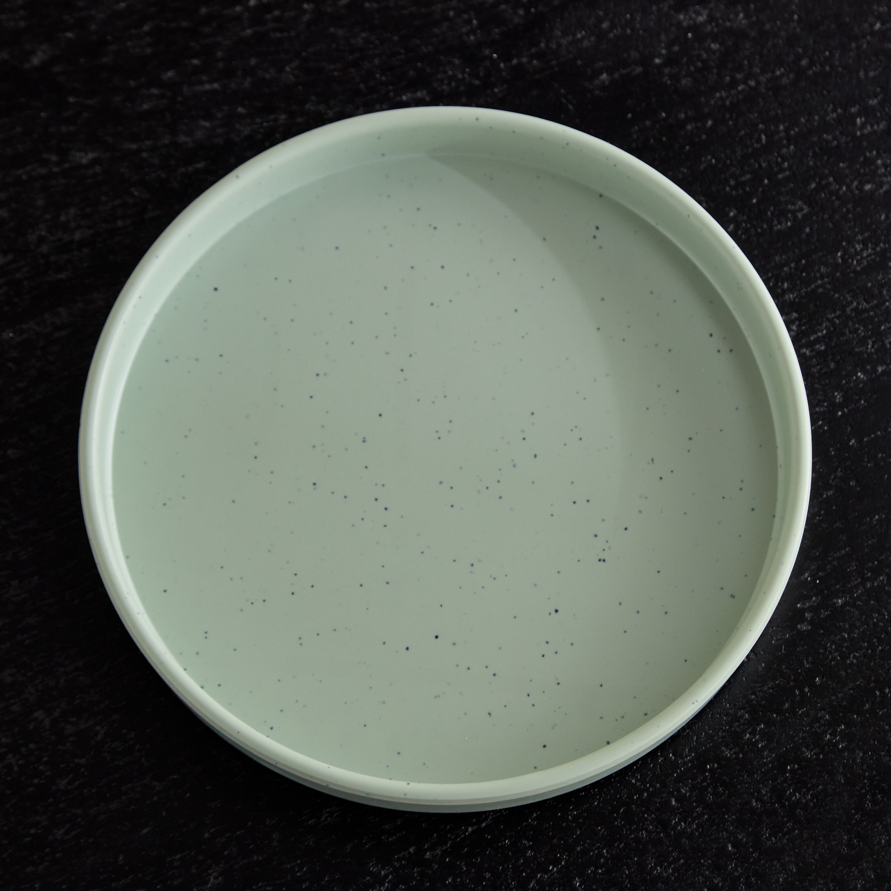 Vanilla Speckle Snack Plate - 16 cm-hbxdecorandfurnishings-tabletop-crockery-image-2