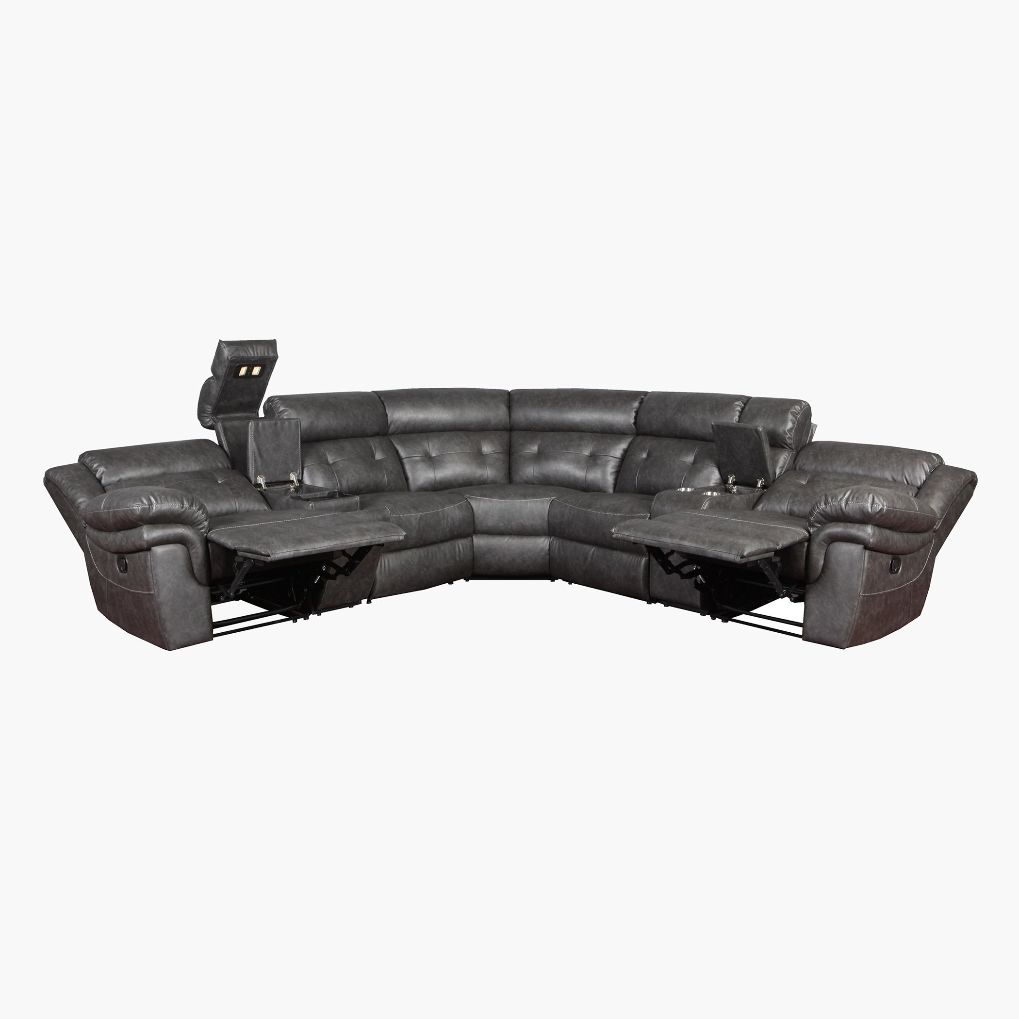 كنبة استرخاء ركنية قماشية مقسمة 5 مقاعد مع طاولتي كونسول من برادلي-hbxlivingroom-sofasandarmchairs-cornersofas-image-14