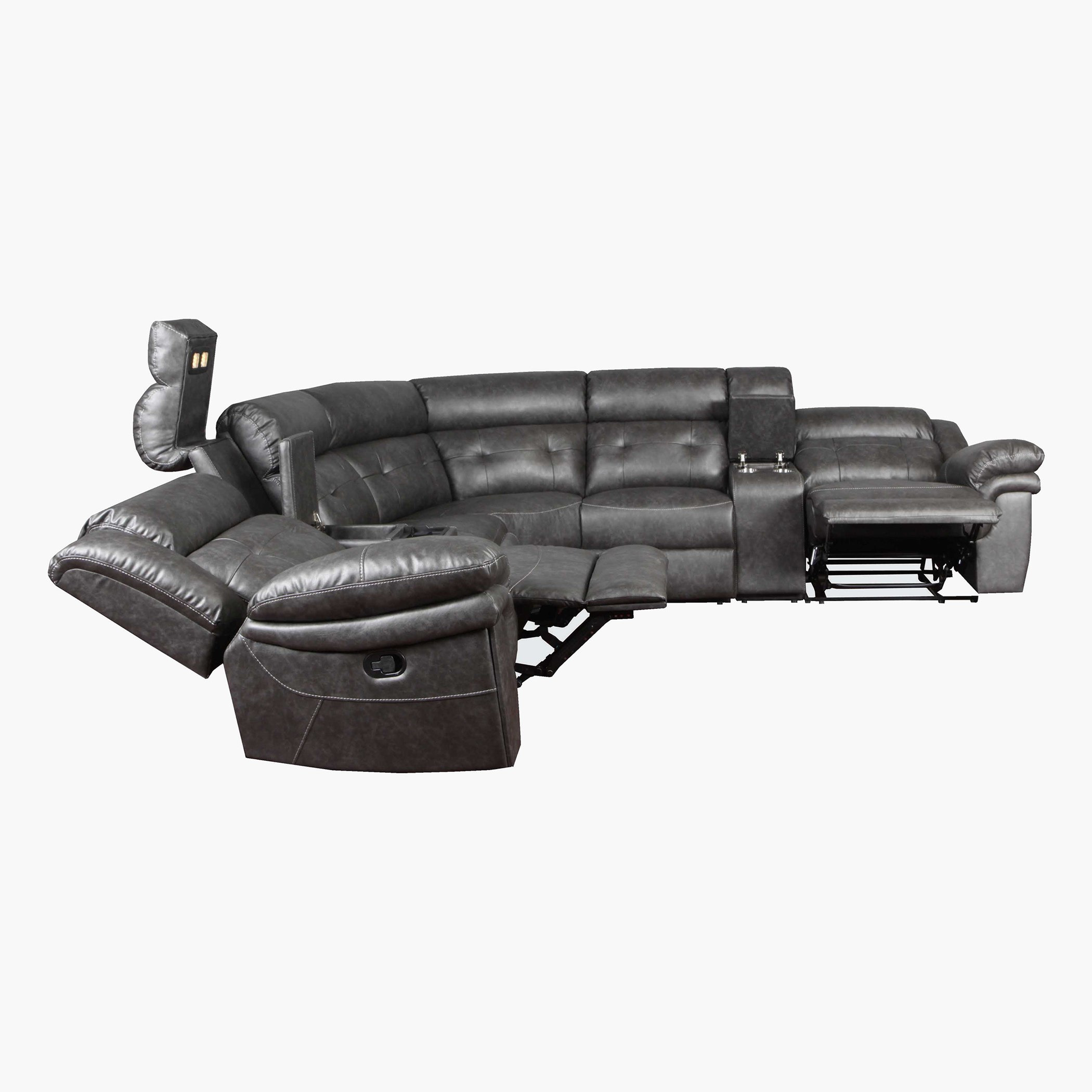 كنبة استرخاء ركنية قماشية مقسمة 5 مقاعد مع طاولتي كونسول من برادلي-hbxlivingroom-sofasandarmchairs-cornersofas-image-16