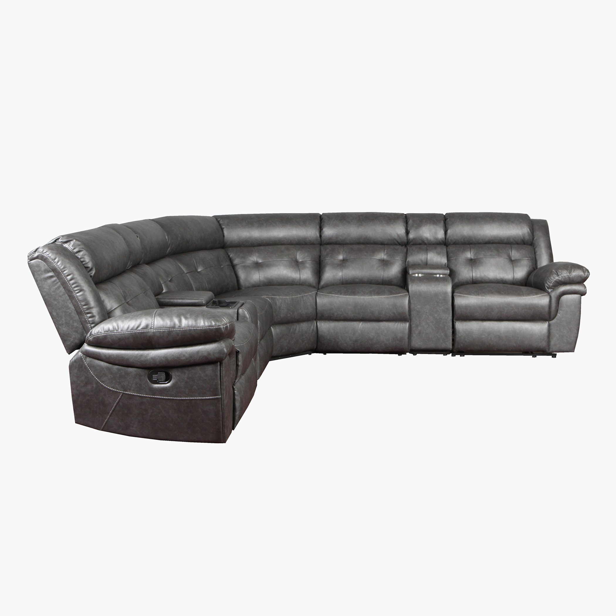 كنبة استرخاء ركنية قماشية مقسمة 5 مقاعد مع طاولتي كونسول من برادلي-hbxlivingroom-sofasandarmchairs-cornersofas-image-7