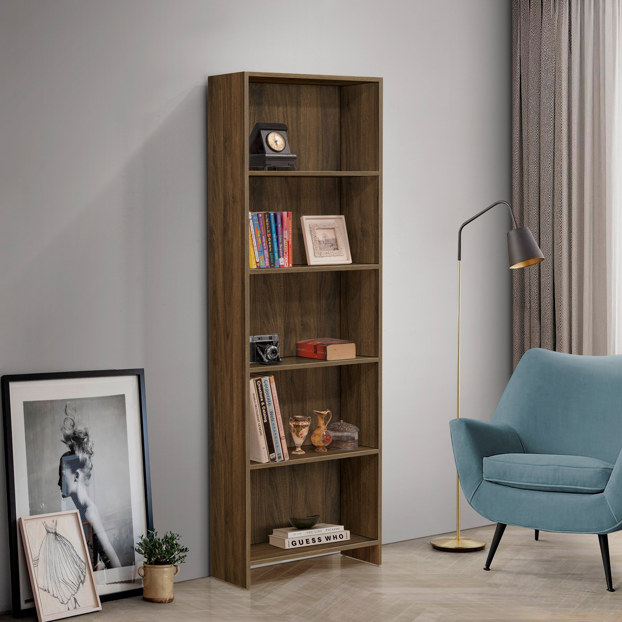 خزانة كتب أجاتا من جاز-hbxfurniture-office-bookcases-image-1