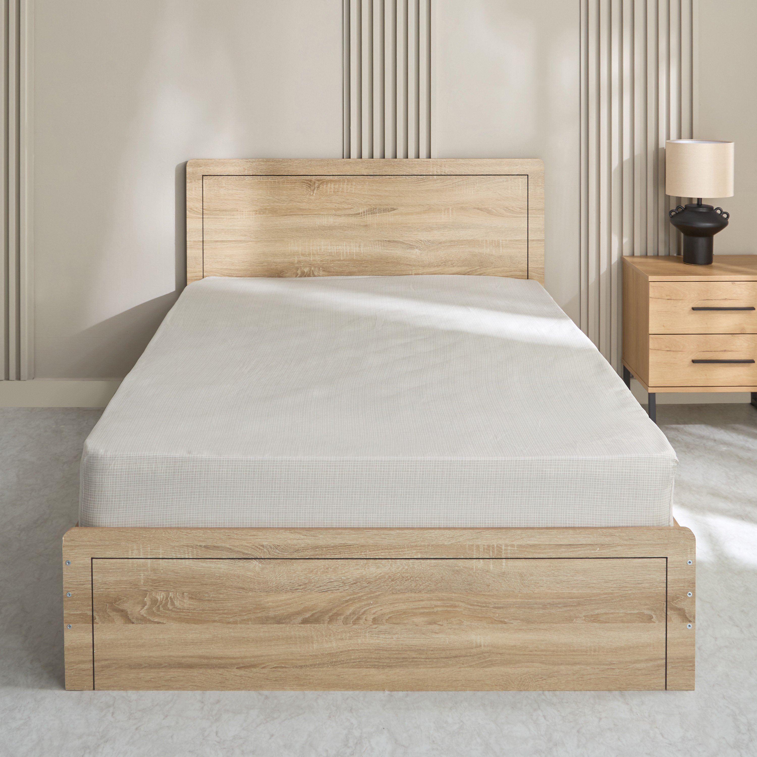 Houston Welkom Twin Printed Cotton Fitted Sheet - 120x200+33 cm-hbxhomeware-hbxbedroom-image-2