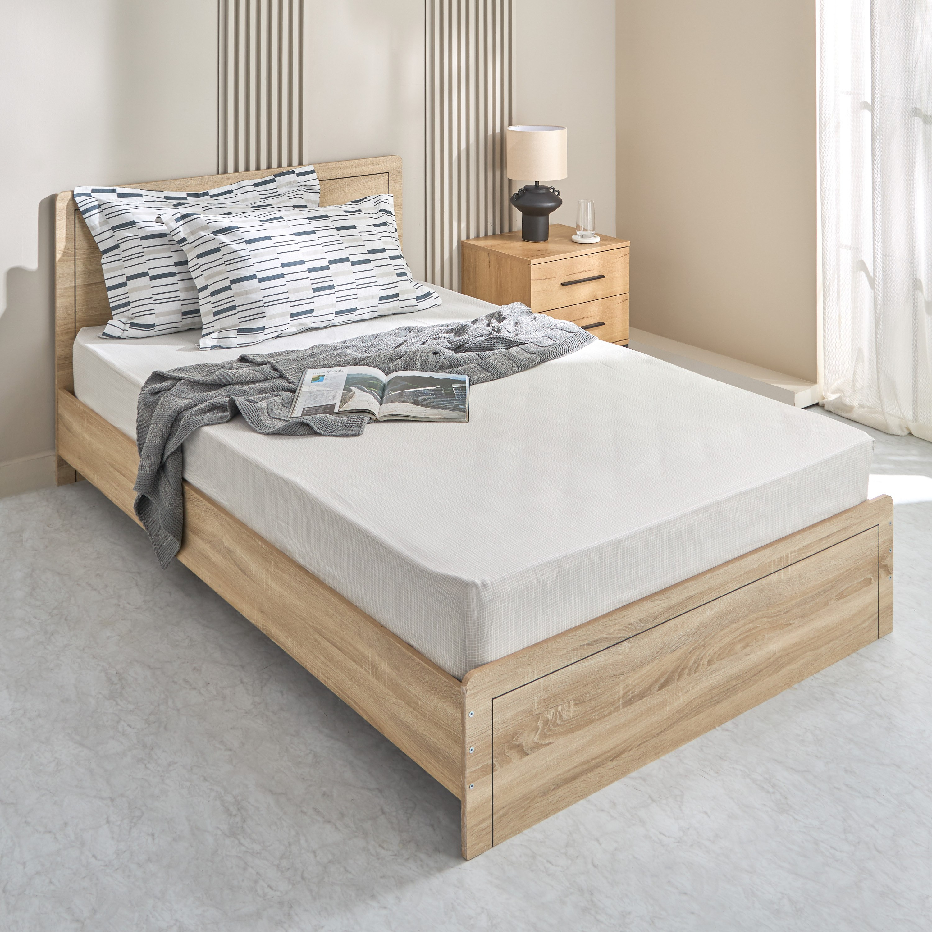 Houston Welkom Twin Printed Cotton Fitted Sheet - 120x200+33 cm-hbxhomeware-hbxbedroom-image-6