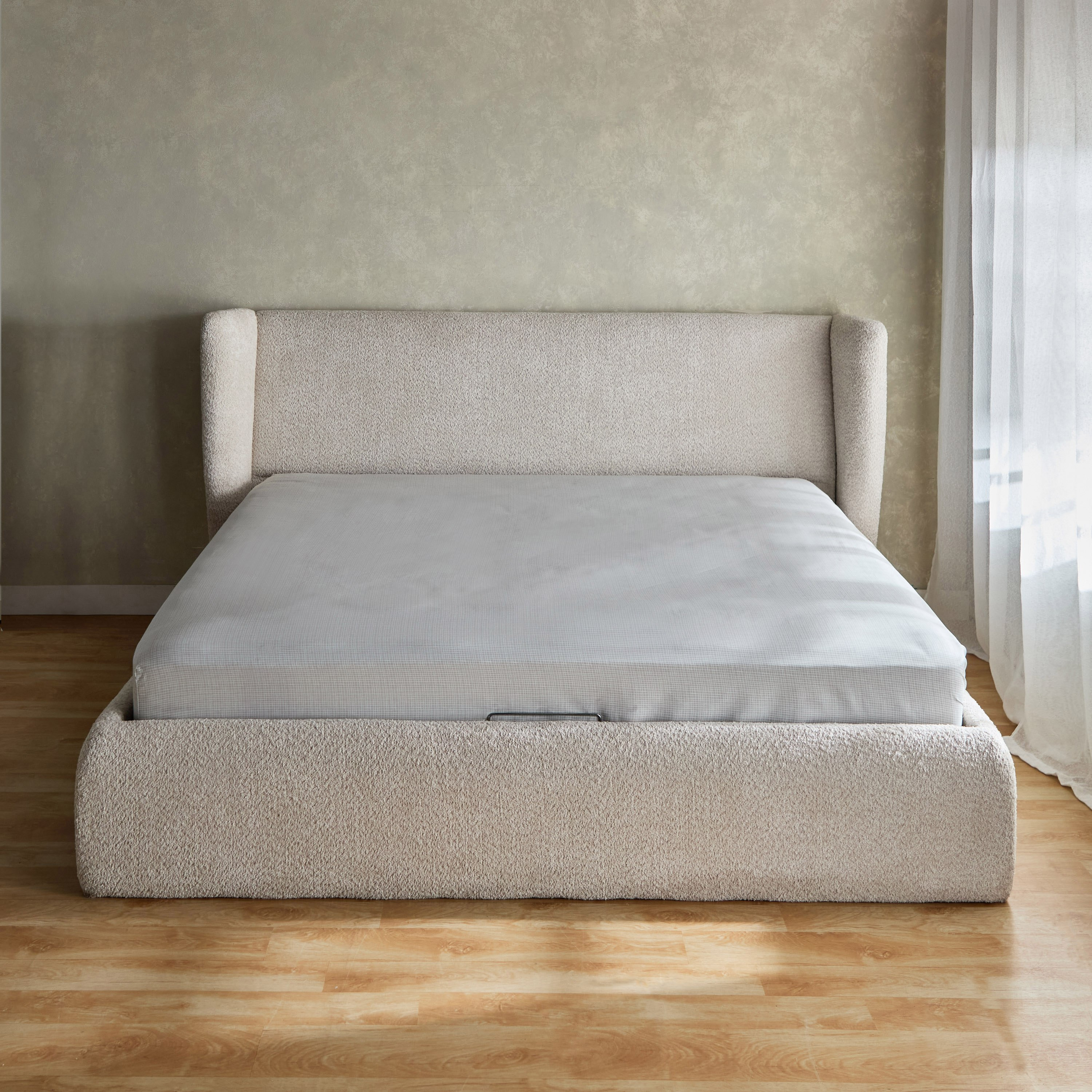 شرشف مطّاطي كوين قطن بطبعات ويلكم من هيوستن- 150x200+33 سم-hbxhomeware-bedding-fittedsheets-image-2