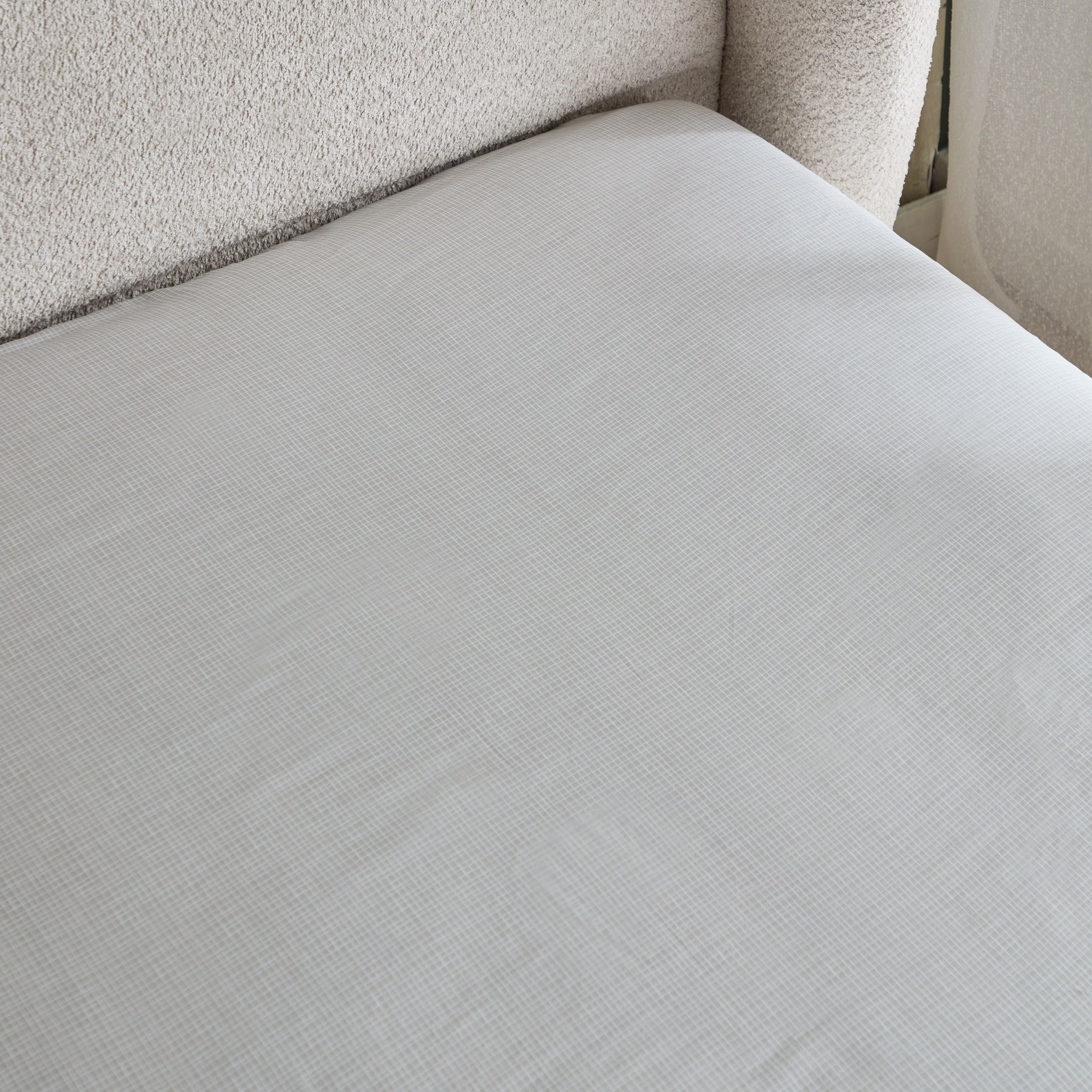 شرشف مطاطي سوبر كينج قطن بطبعات ويلكم من هاوستون - 200x200+33 سم-hbxhomeware-hbxbedroom-image-3