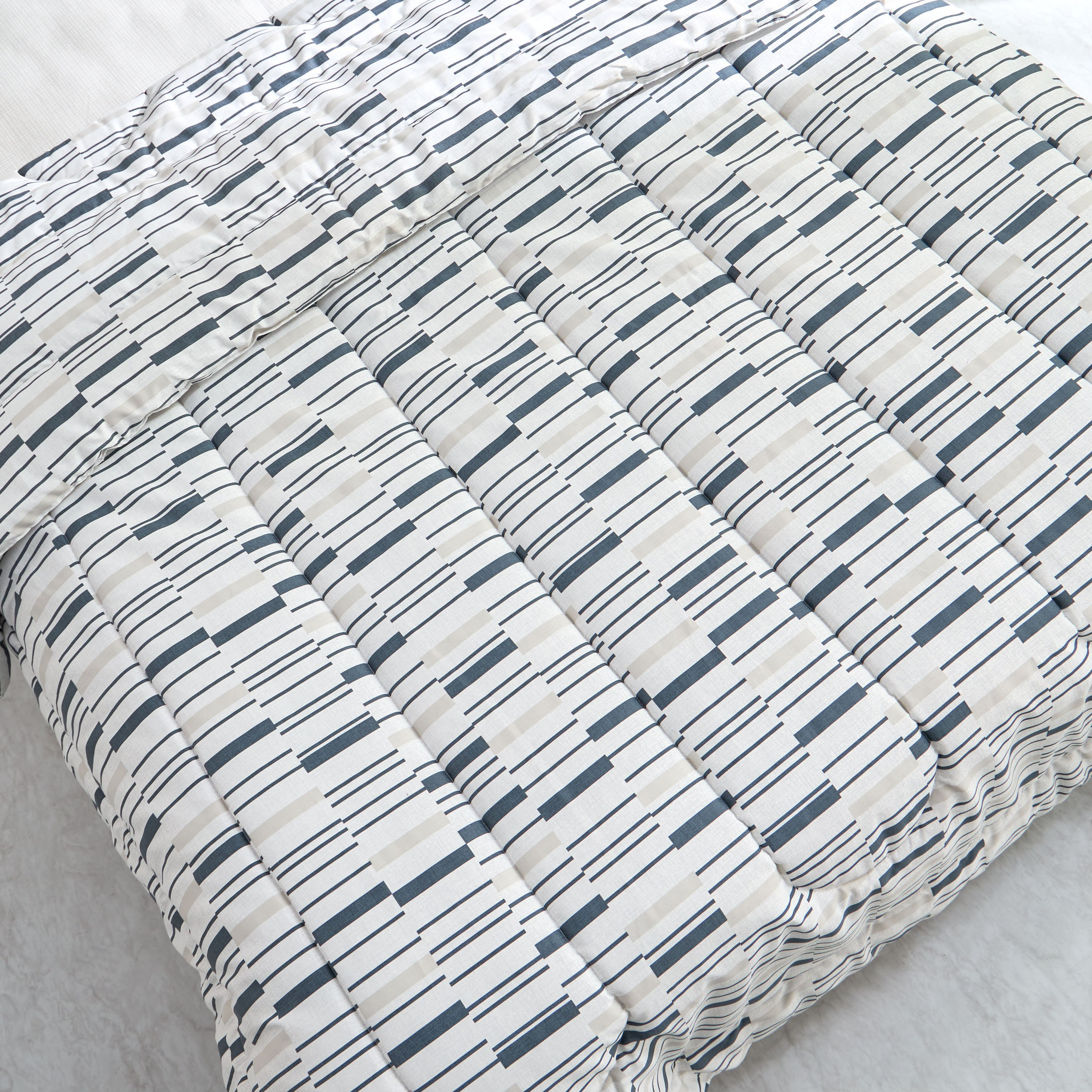 طقم لحاف توين 3 قطع قطن بطبعات ويلكم من هيوستن - 160x220 سم-hbxhomeware-hbxbedroom-image-4