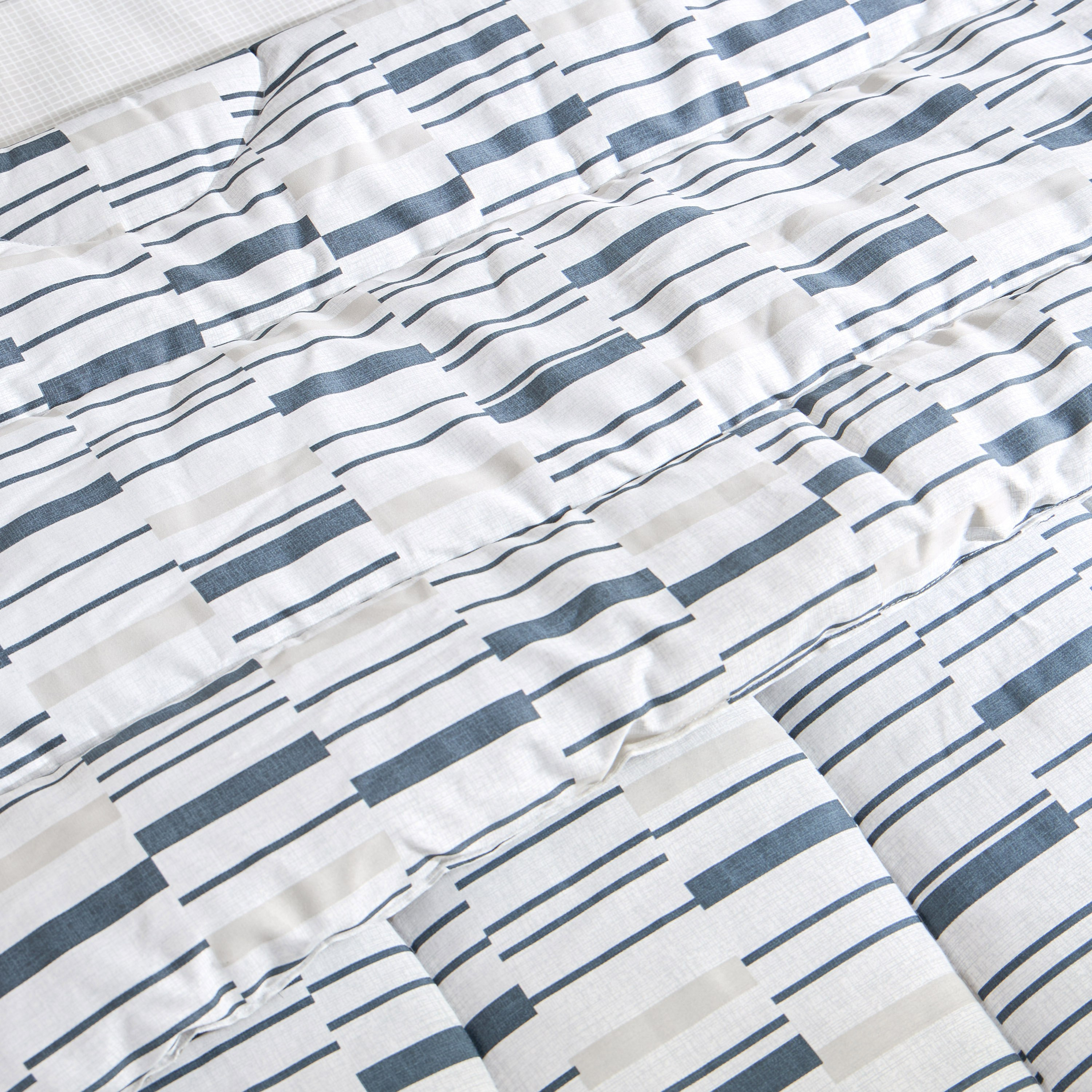 طقم لحاف توين 3 قطع قطن بطبعات ويلكم من هيوستن - 160x220 سم-hbxhomeware-hbxbedroom-image-5