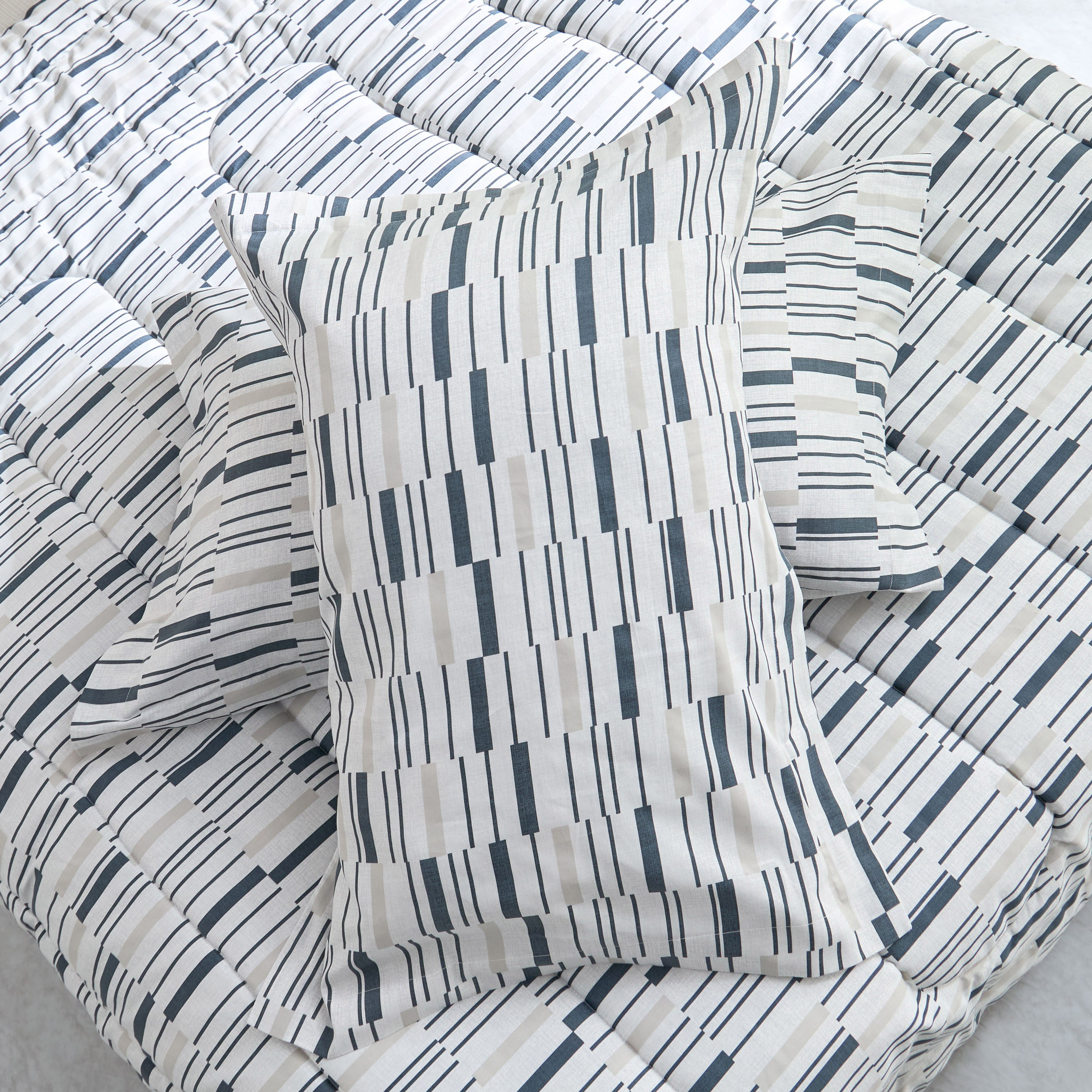 طقم لحاف توين 3 قطع قطن بطبعات ويلكم من هيوستن - 160x220 سم-hbxhomeware-hbxbedroom-image-6