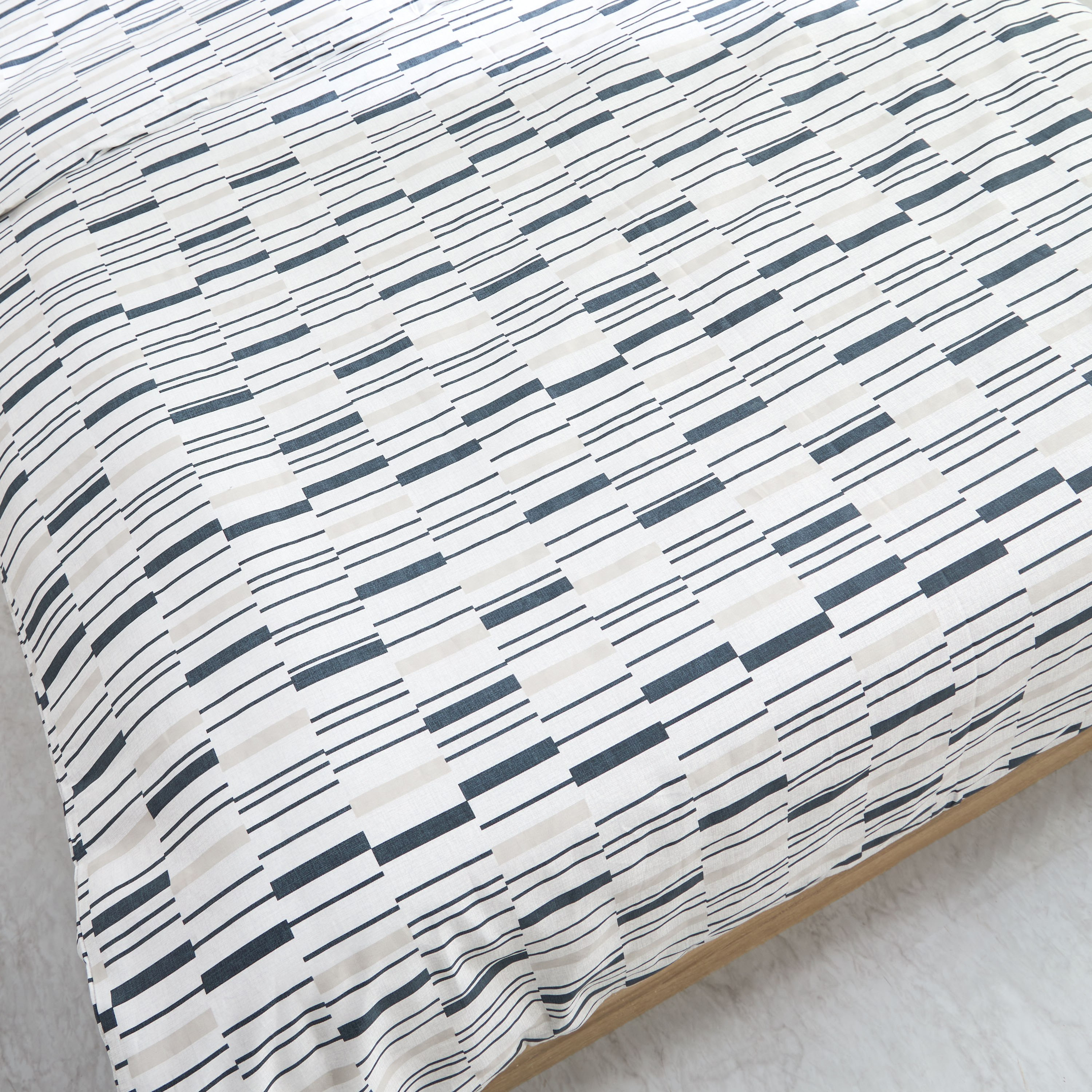 Houston Welkom 3-Piece Twin Printed Cotton Duvet Quilt Cover Set - 150x220 cm-hbxhomeware-hbxbedroom-image-3