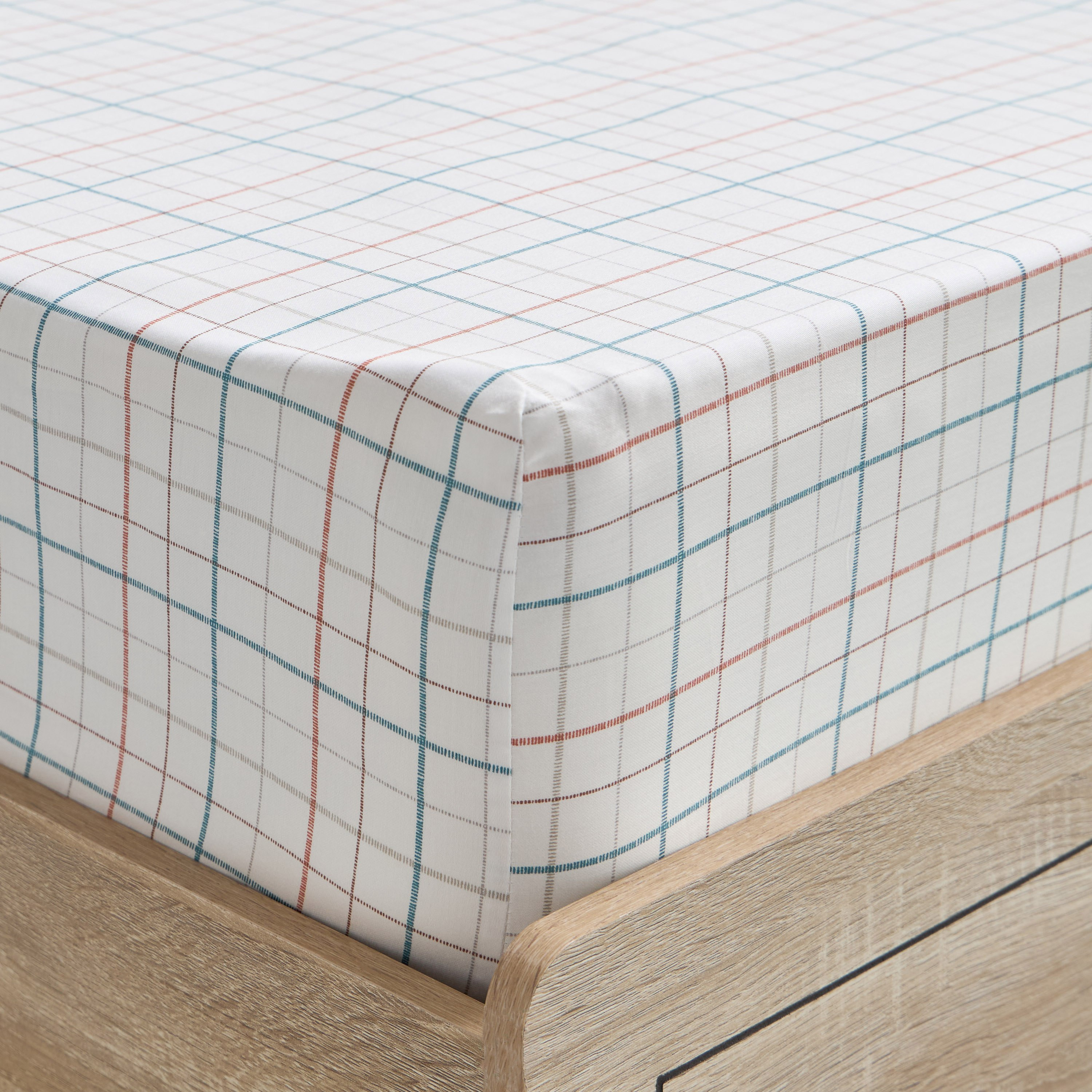 شرشف مطّاطي زوجي قطن بطبعات من هيوستن - 120x200+33 سم-hbxhomeware-hbxbedroom-image-4