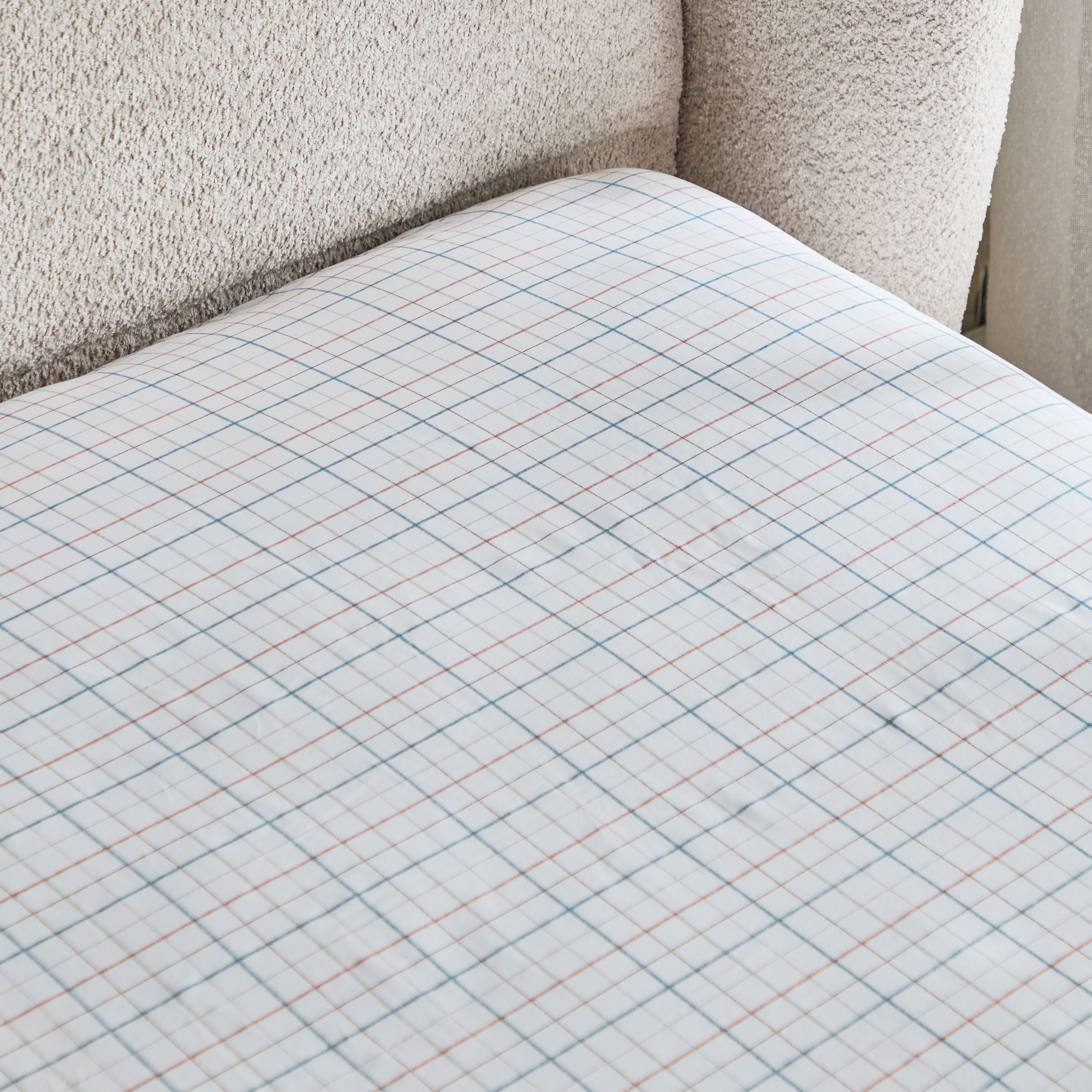شرشف مطّاطي كوين قطن بطبعات بارل من هيوستن - 150x200+33 سم-hbxhomeware-hbxbedroom-image-3