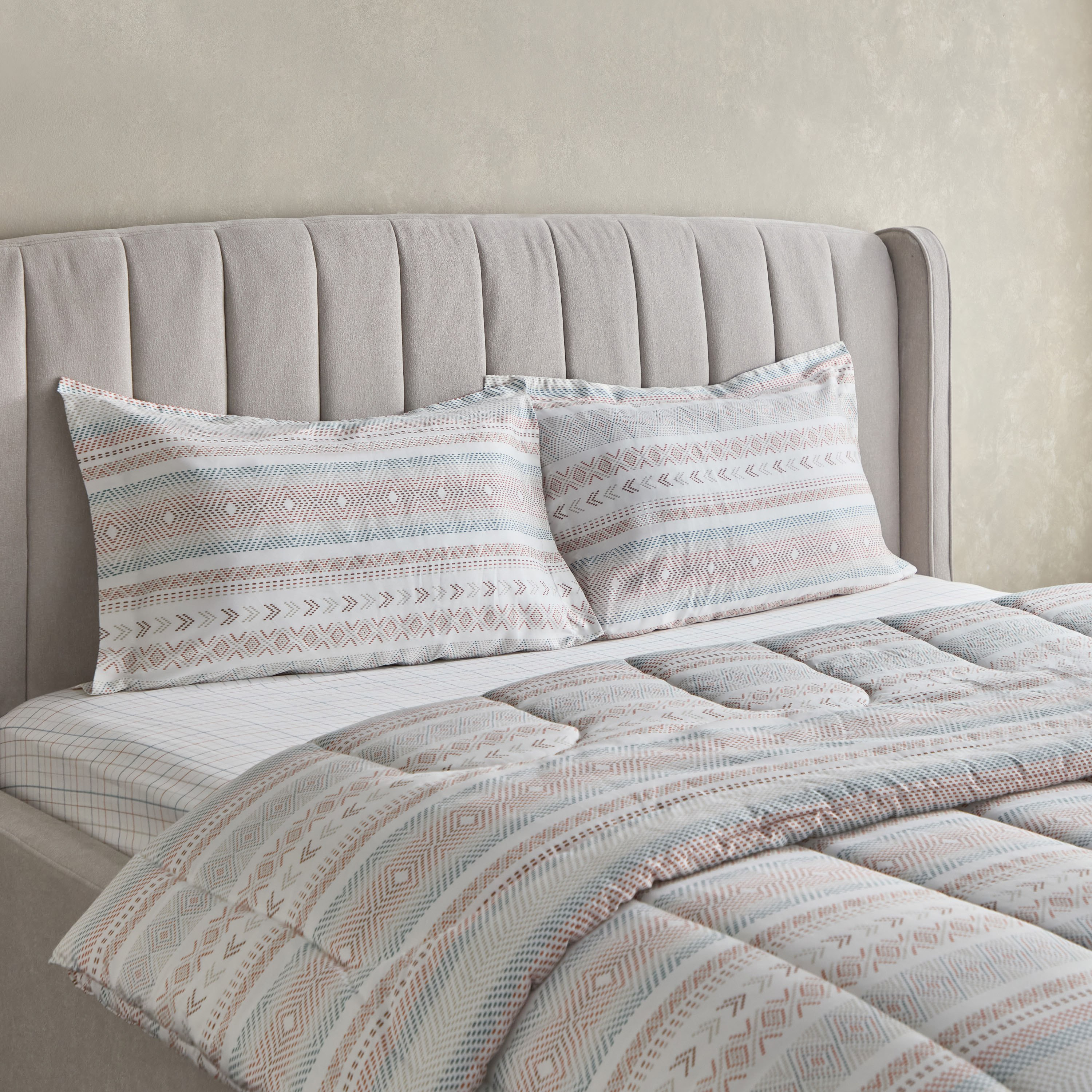 طقم لحاف توين قطن 3 قطع بطبعات بارل من هيوستن - 160x220 سم-hbxhomeware-hbxbedroom-image-1