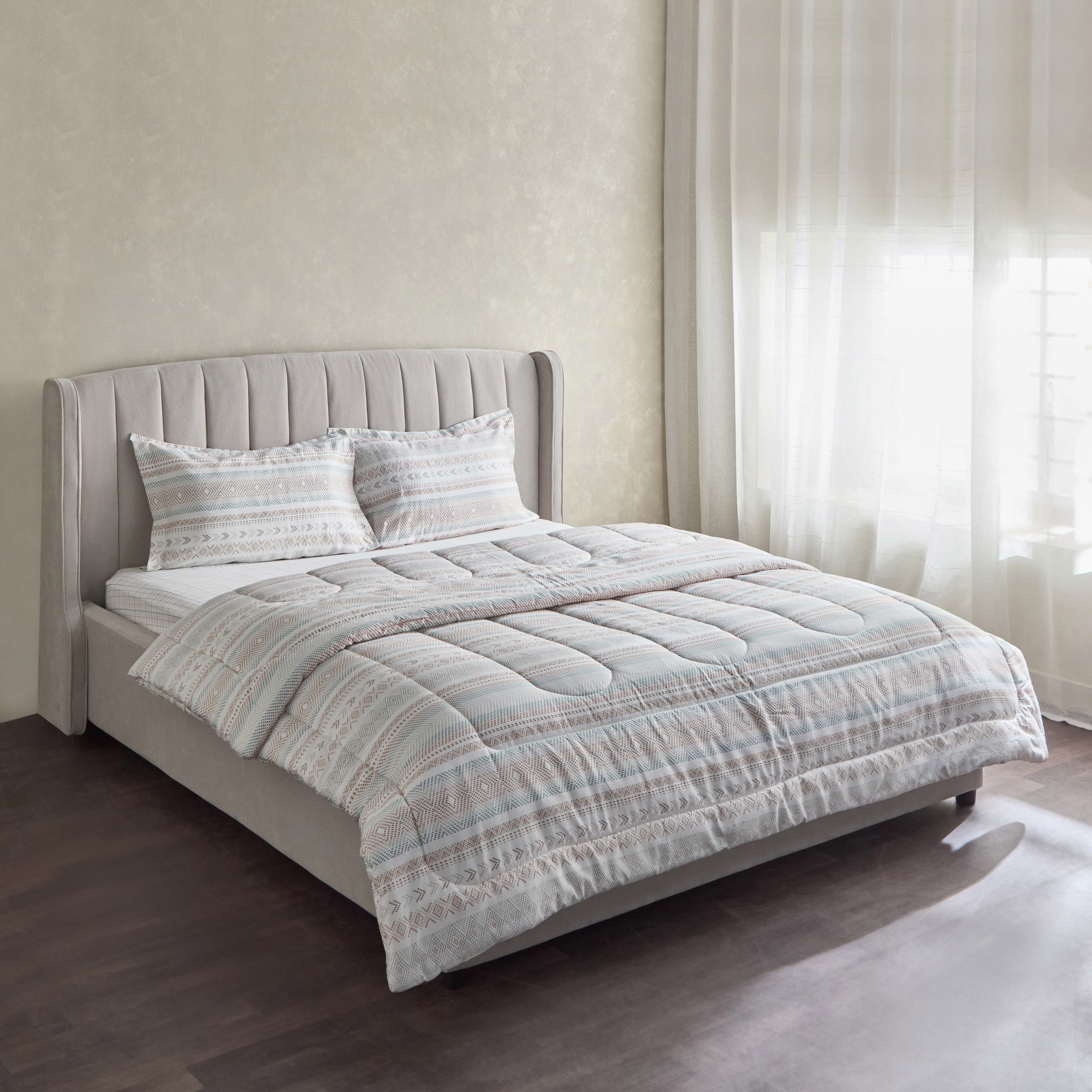 طقم لحاف توين قطن 3 قطع بطبعات بارل من هيوستن - 160x220 سم-hbxhomeware-hbxbedroom-image-2